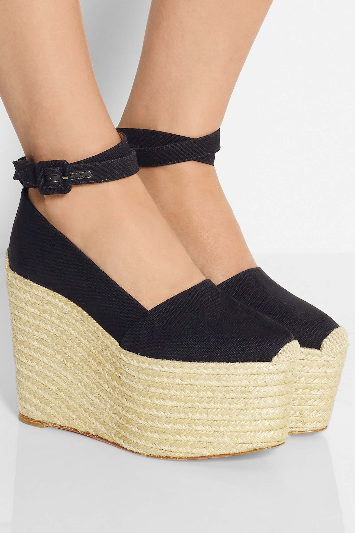 christian louboutin imitation shoes - christian louboutin spachica 120 python espadrille wedge sandals ...