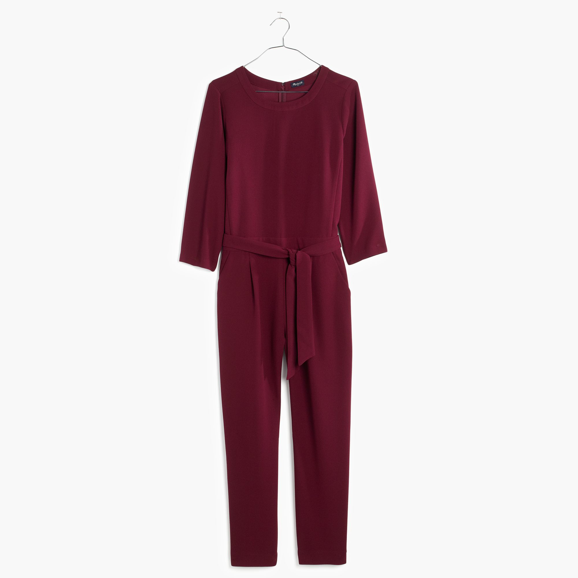 Madewell Sloan Jumpsuit in Red - Lyst