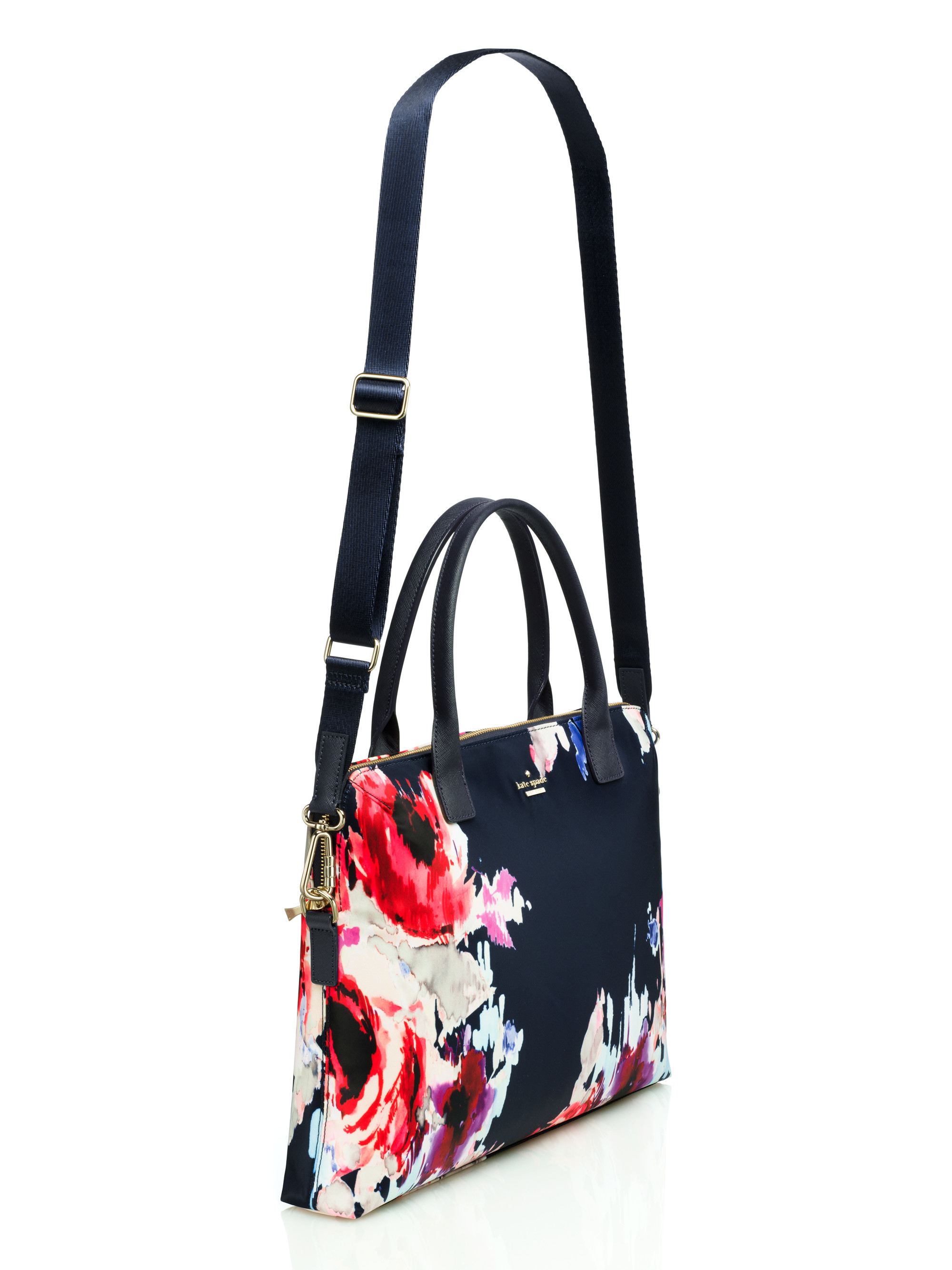 kate spade floral laptop bag