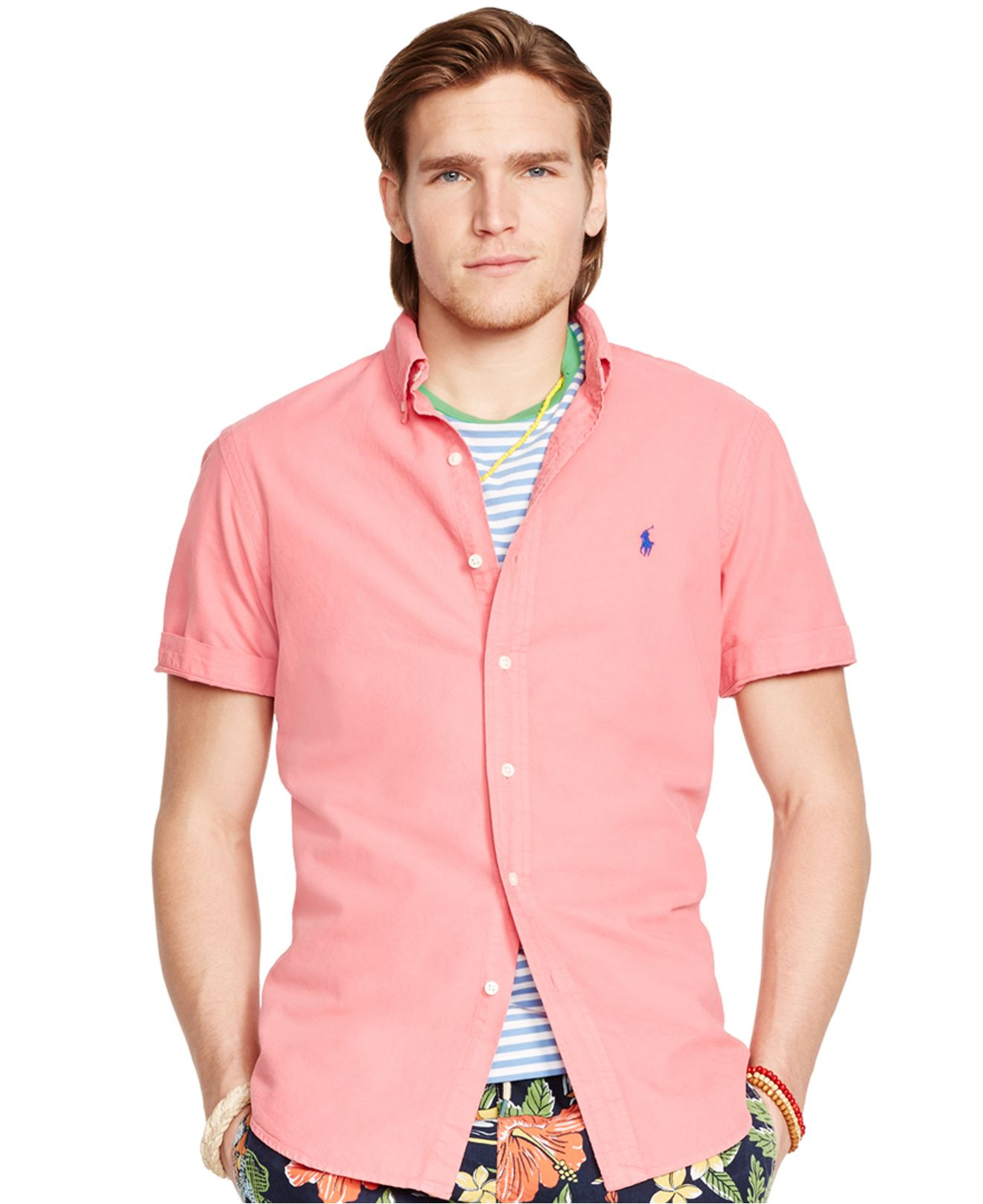 polo ralph lauren oxford shirt short sleeve