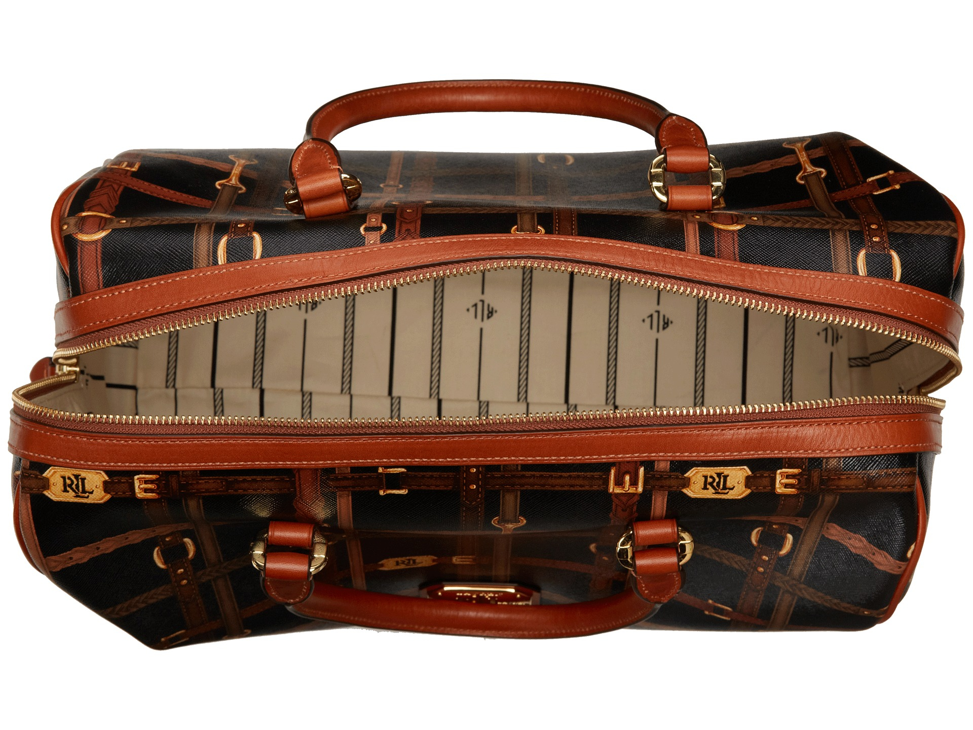 ralph lauren barrel satchel