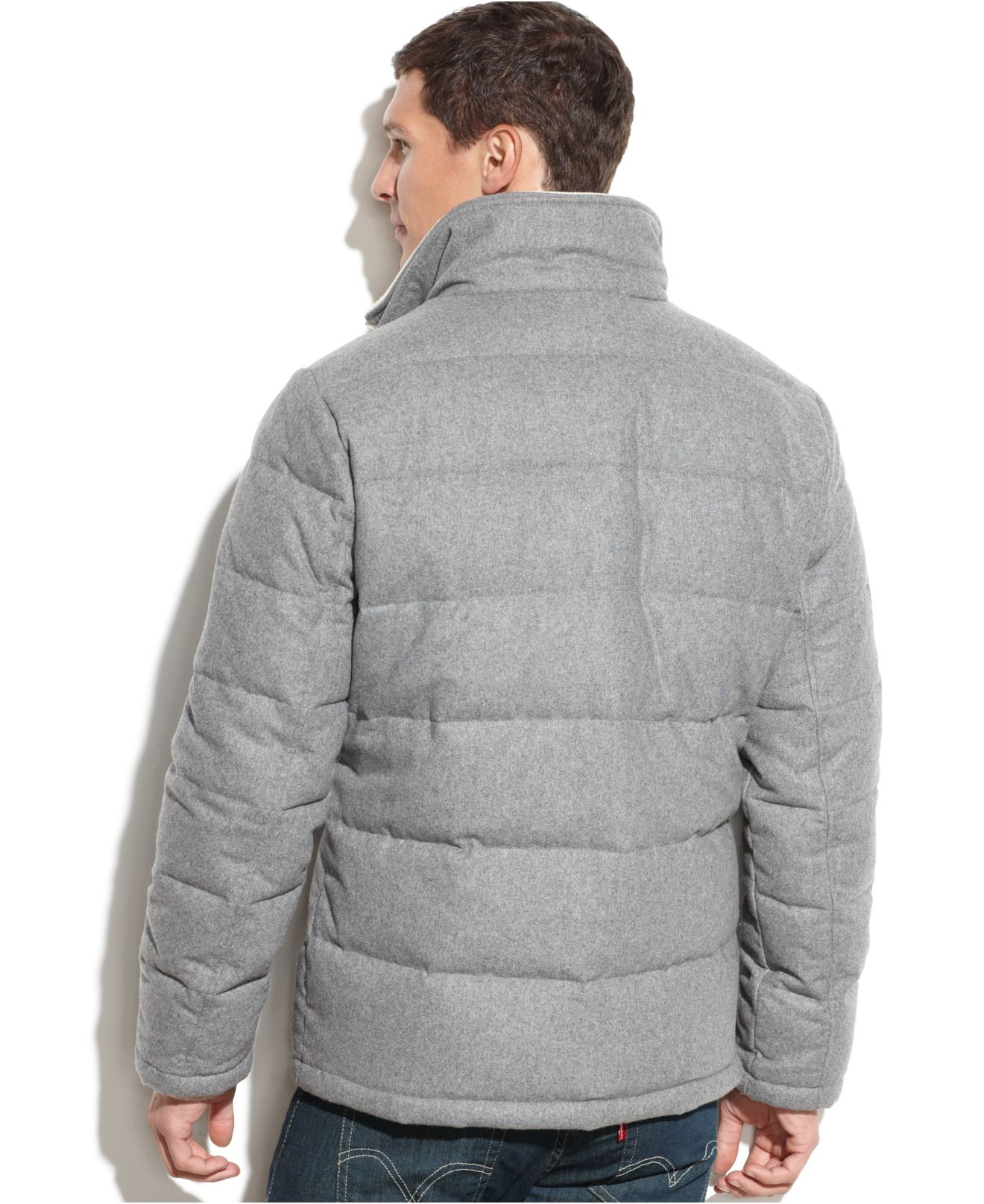 guess grey coat