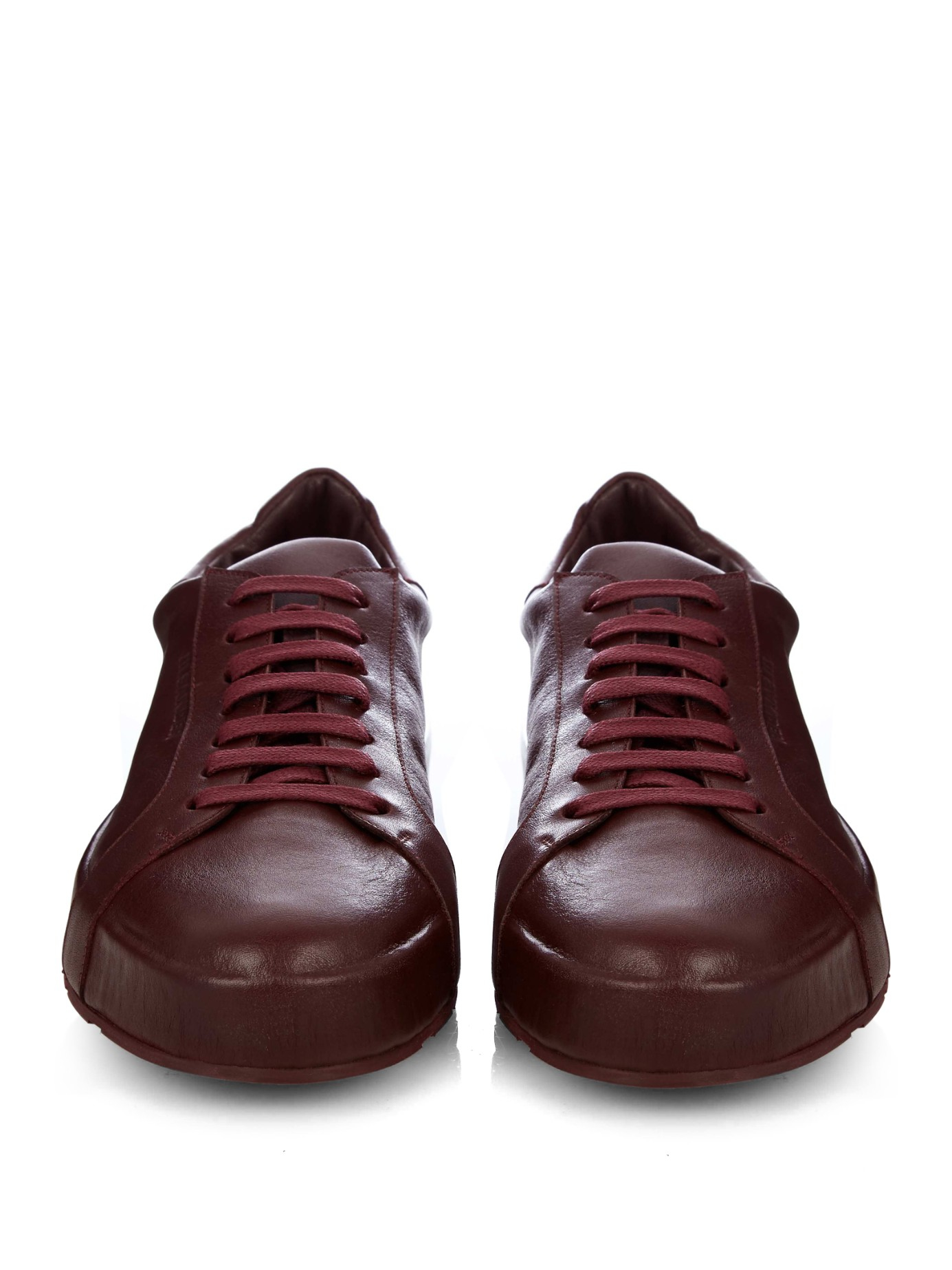 Jil Sander Low-Top Leather Trainers in 