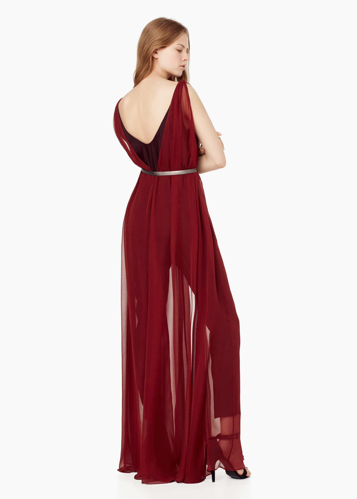 mango purple jumpsuit