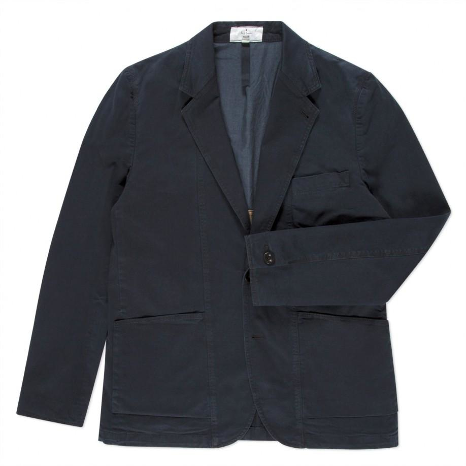 Lyst Paul smith Men's Navy Stretch Cottontwill Twobutton Blazer in Blue for Men
