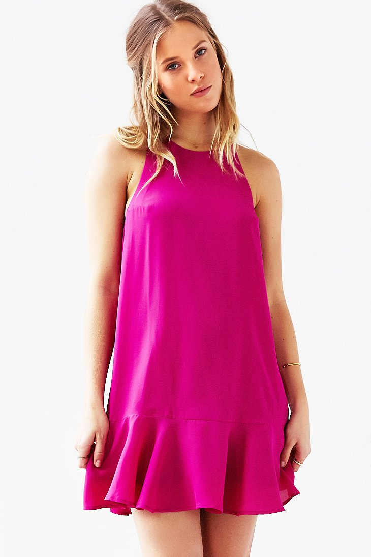 Lucca couture Drop-waist Shift Dress in Pink | Lyst