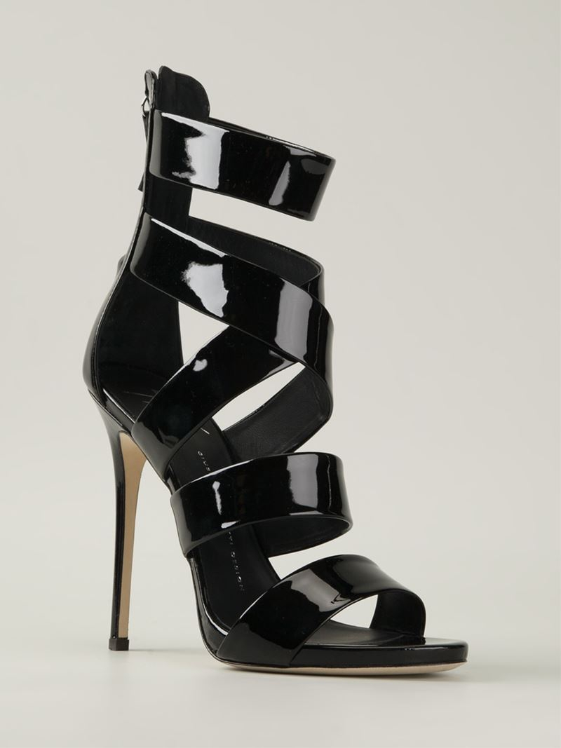 Giuseppe Zanotti Strappy Sandals in Black Lyst