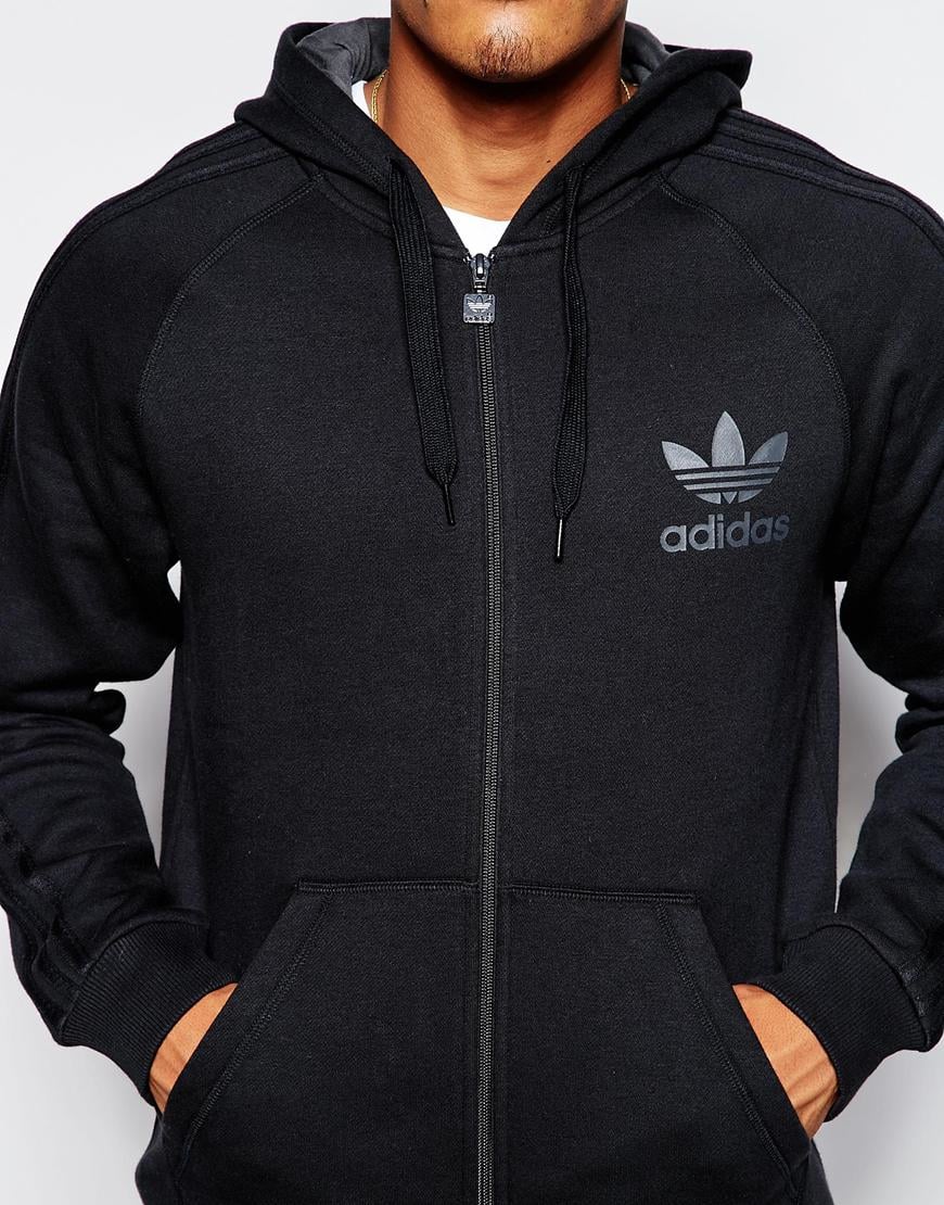 Lyst - Adidas Originals Trefoil Hoodie Ab7588 in Black for Men
