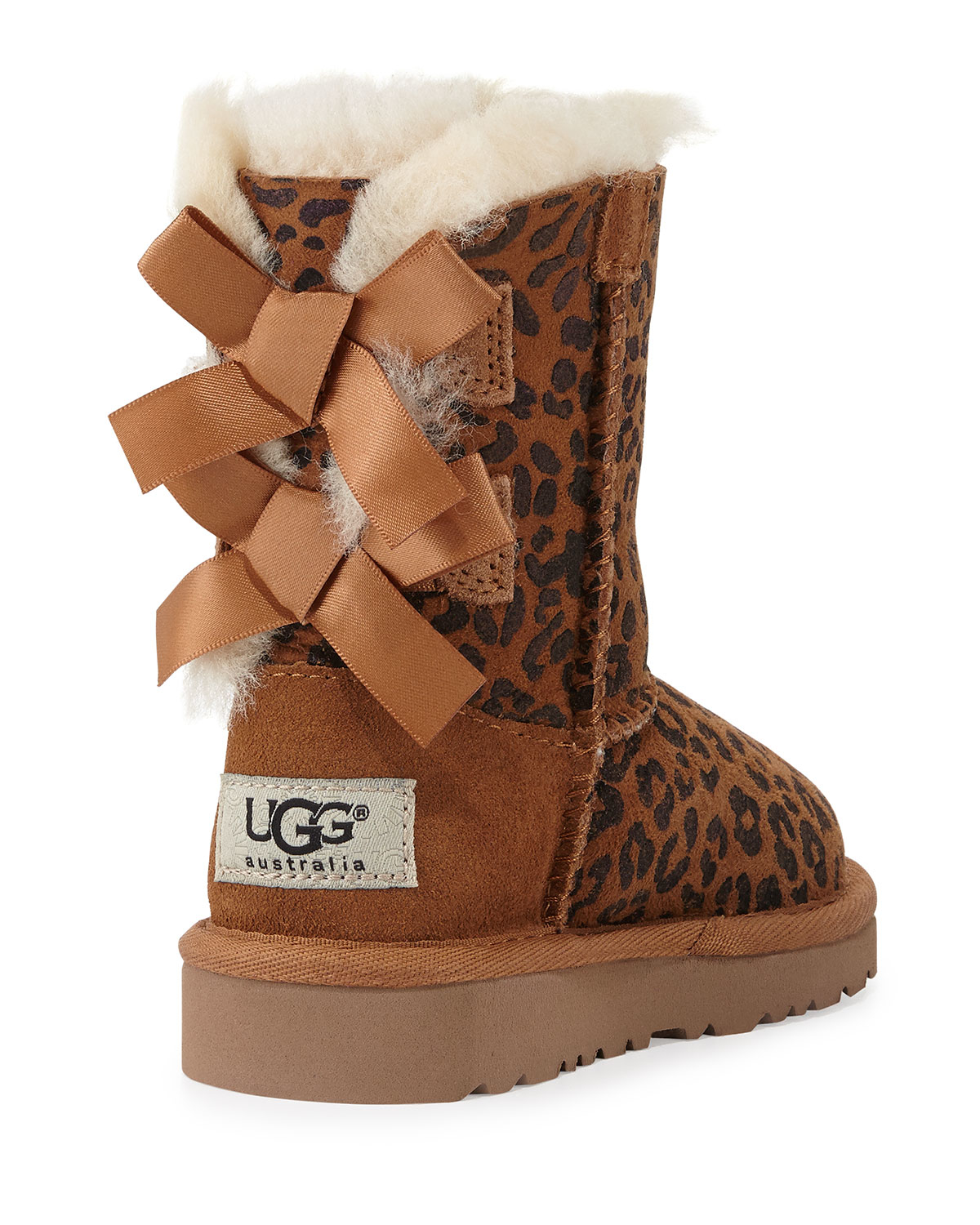 UGG Toddler Bailey Leopardprint Boot in Chestnut (Brown UGG Toddler Bailey Leopardprint Boot in Chestnut (Brown