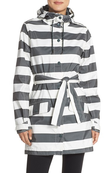helly hansen stripe rain jacket