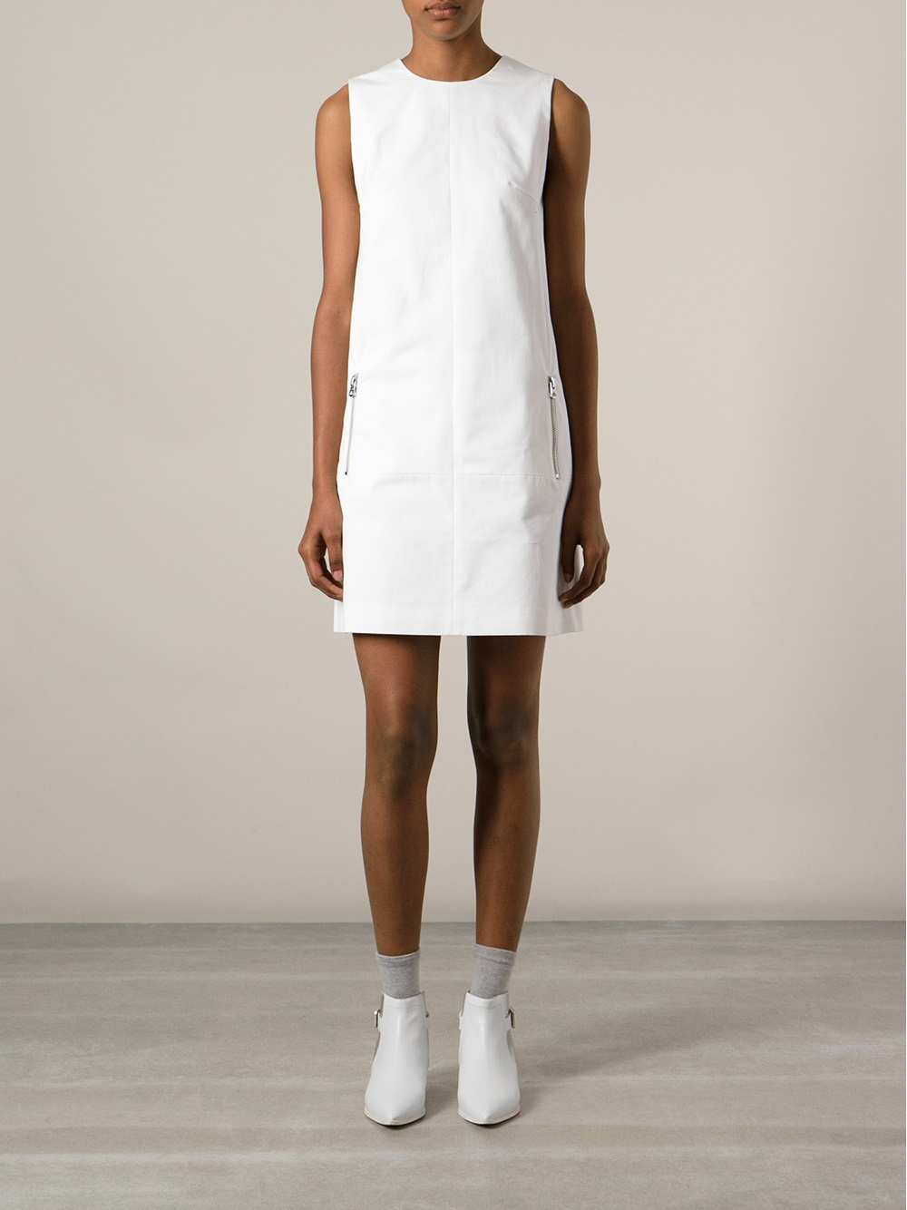 acne studios white dress