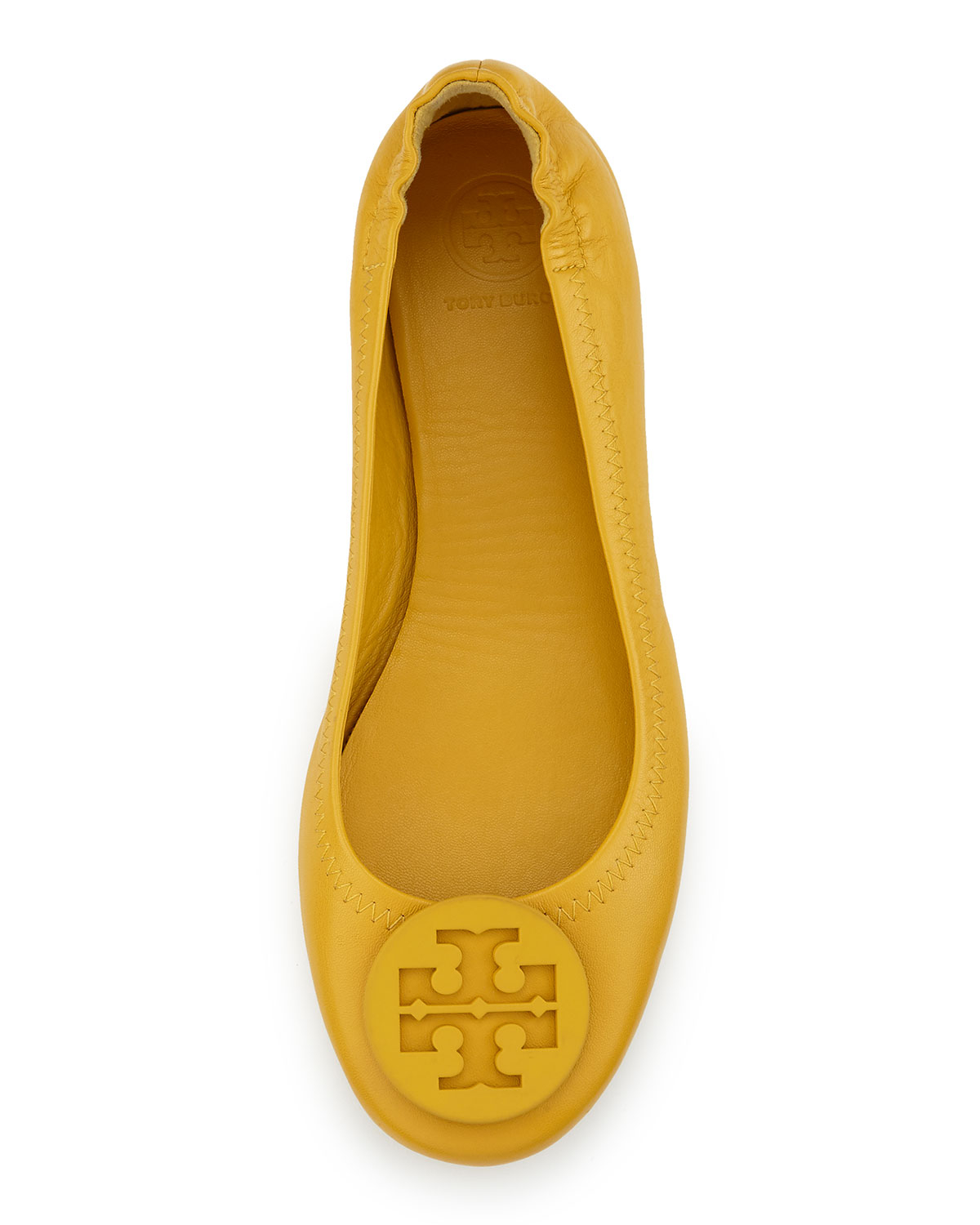 tory burch yellow flats