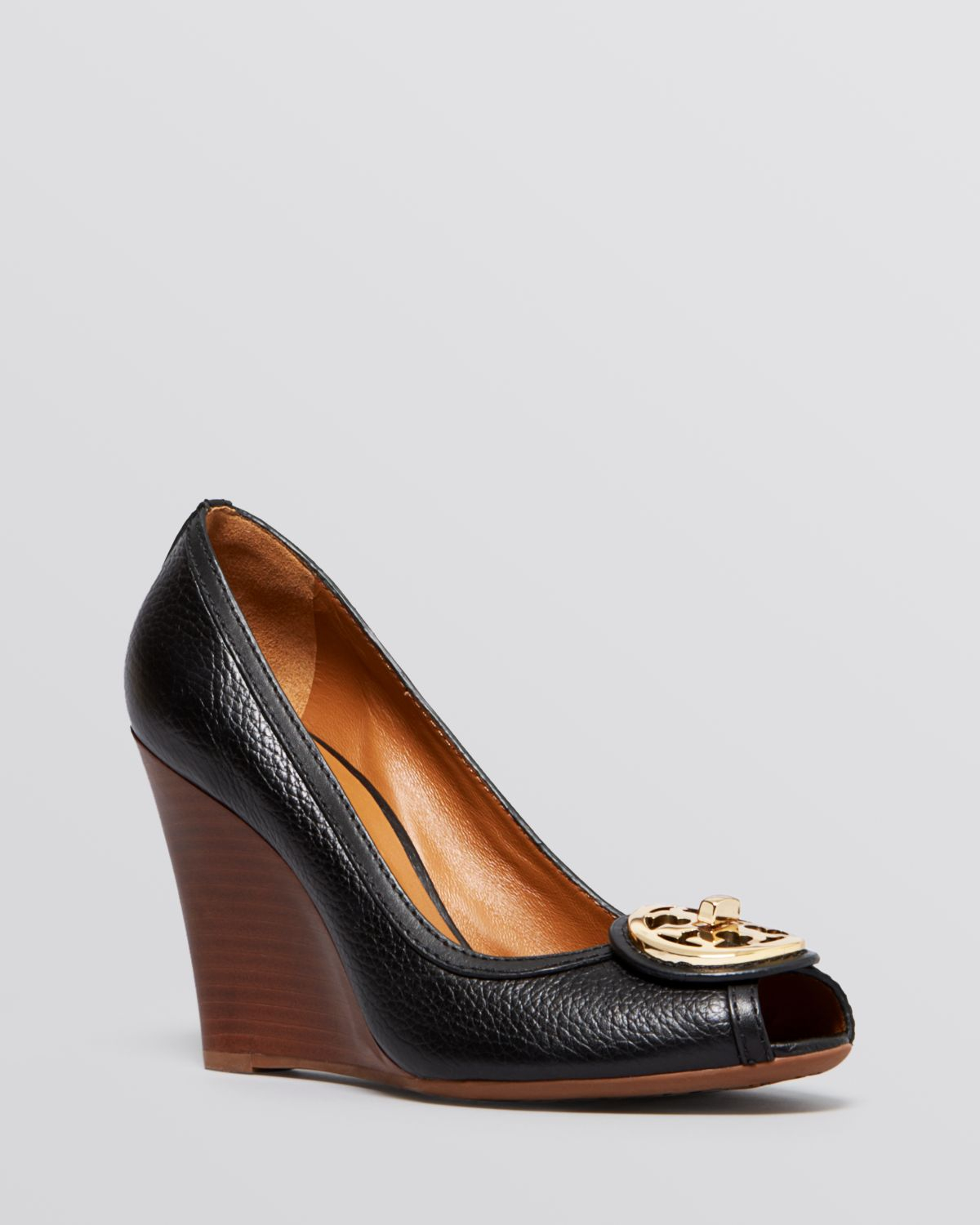 wedge pumps open toe