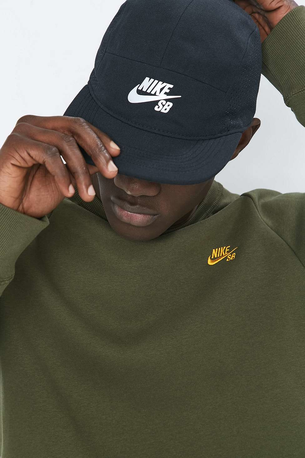 Nike 5 Panel Perforated Black Cap for Men | Lyst UK