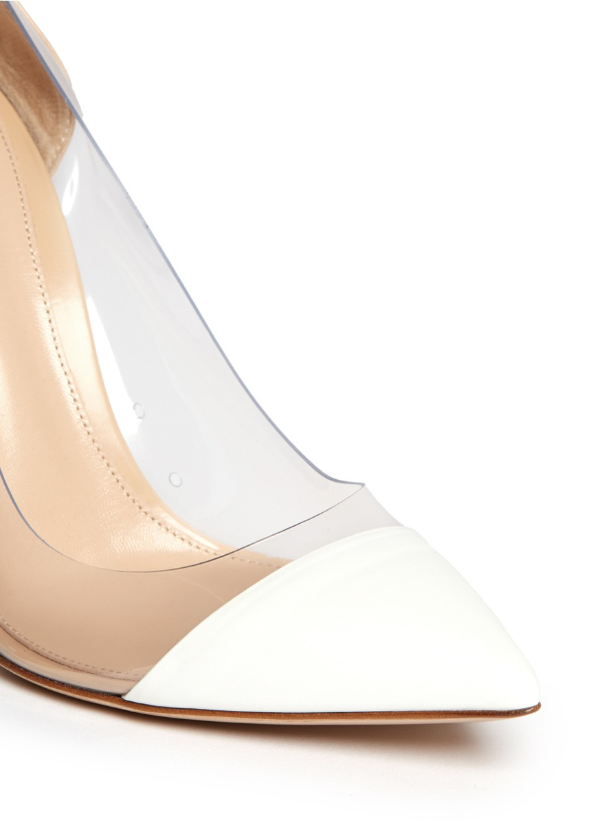 Gianvito Rossi Clear Pvc Patent Leather Pumps - Lyst