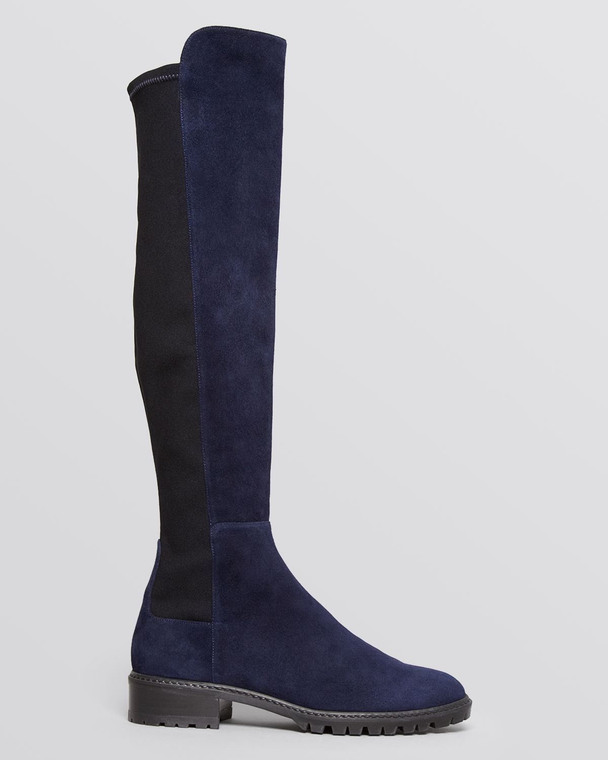 Suede tall boots flat Clearance