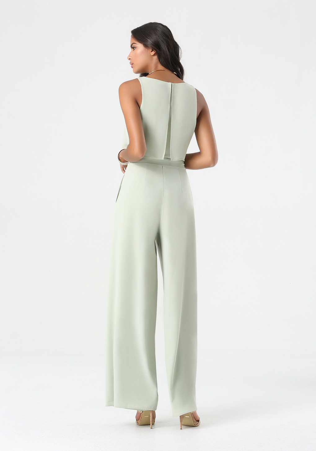 sage green jumpsuits