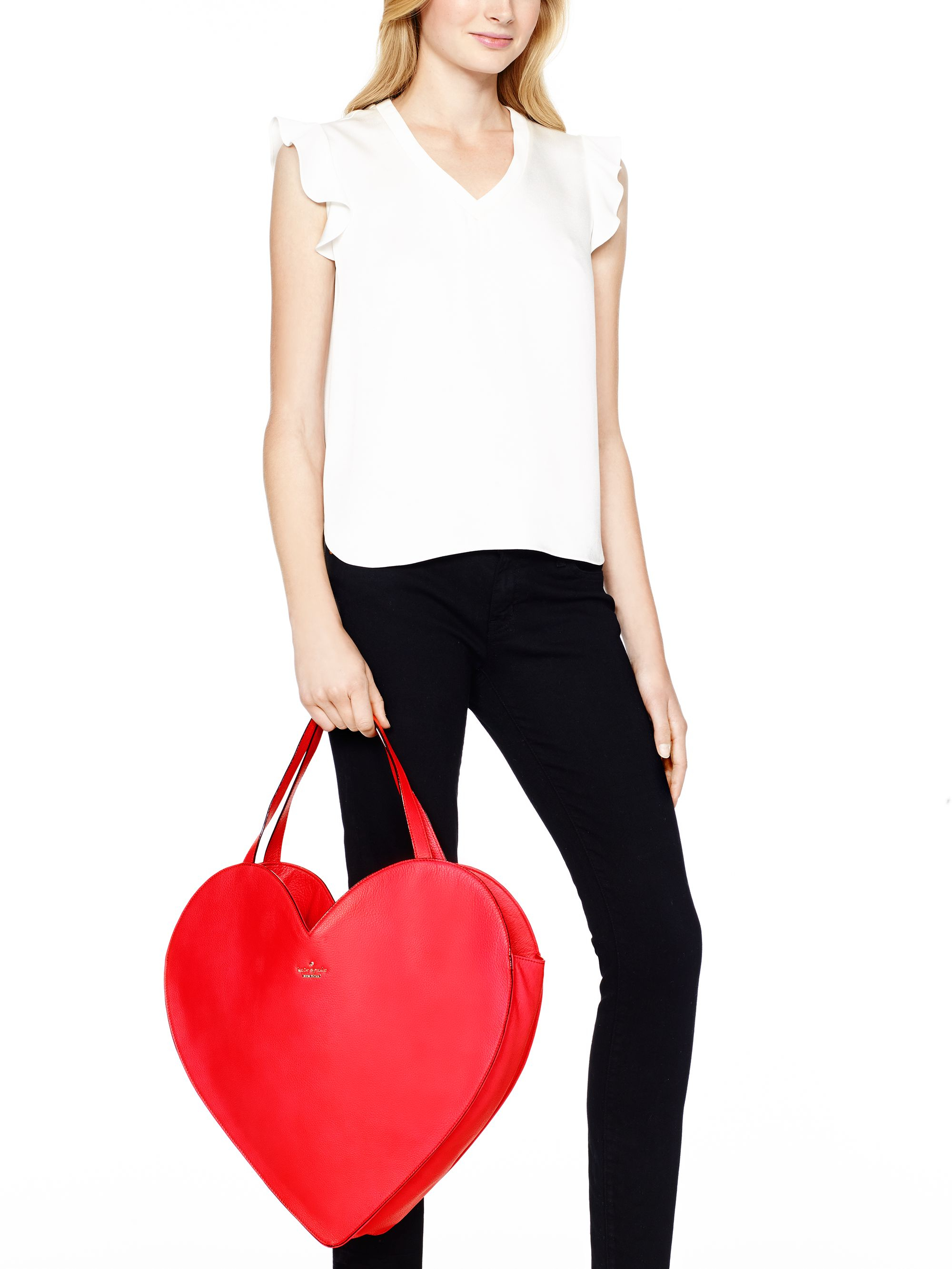 Kate Spade Red Heart Shaped Purse Literacy Basics