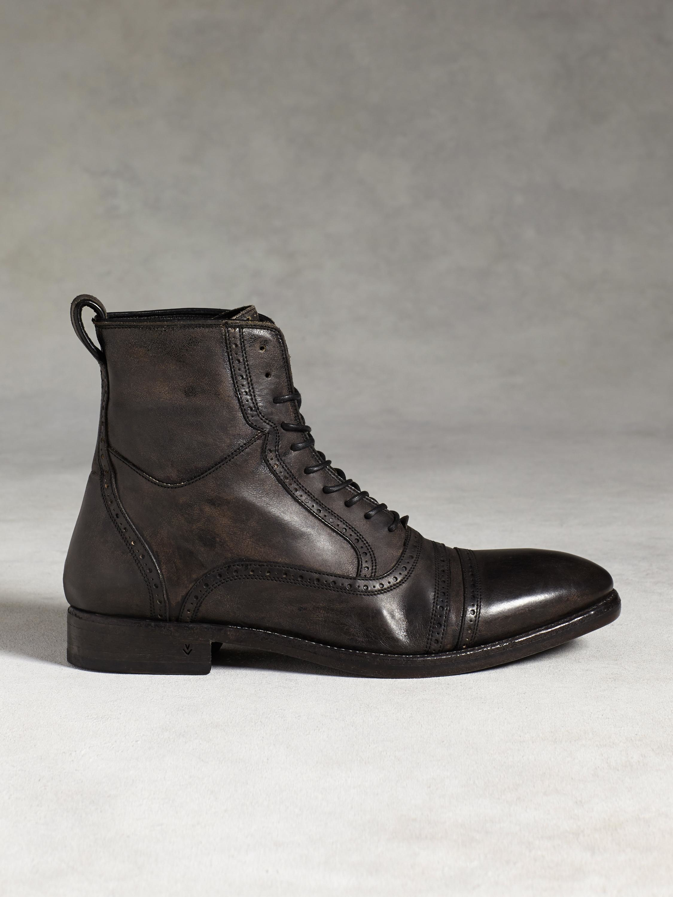 john varvatos lace up boots