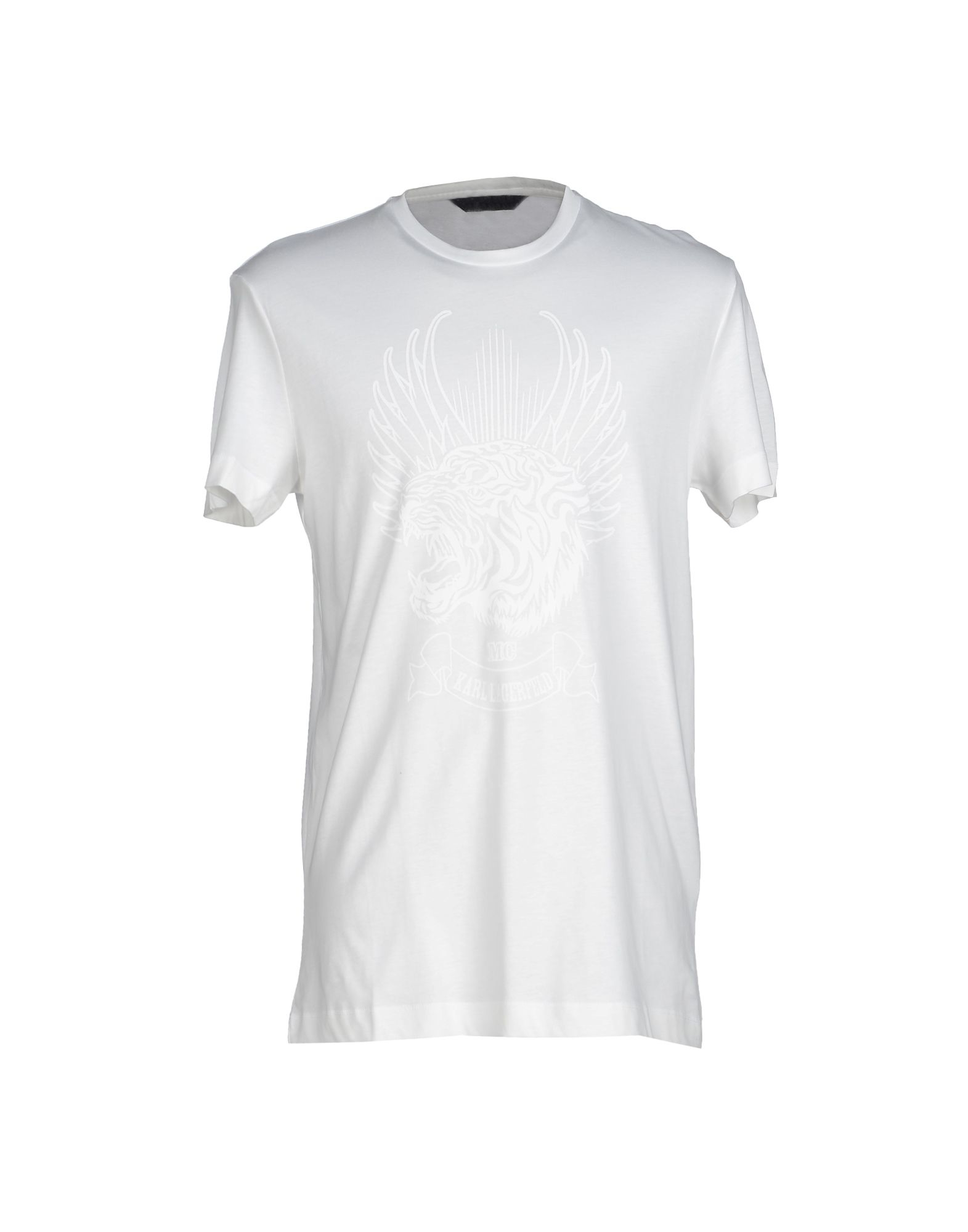 Karl lagerfeld T-shirt in White for Men | Lyst