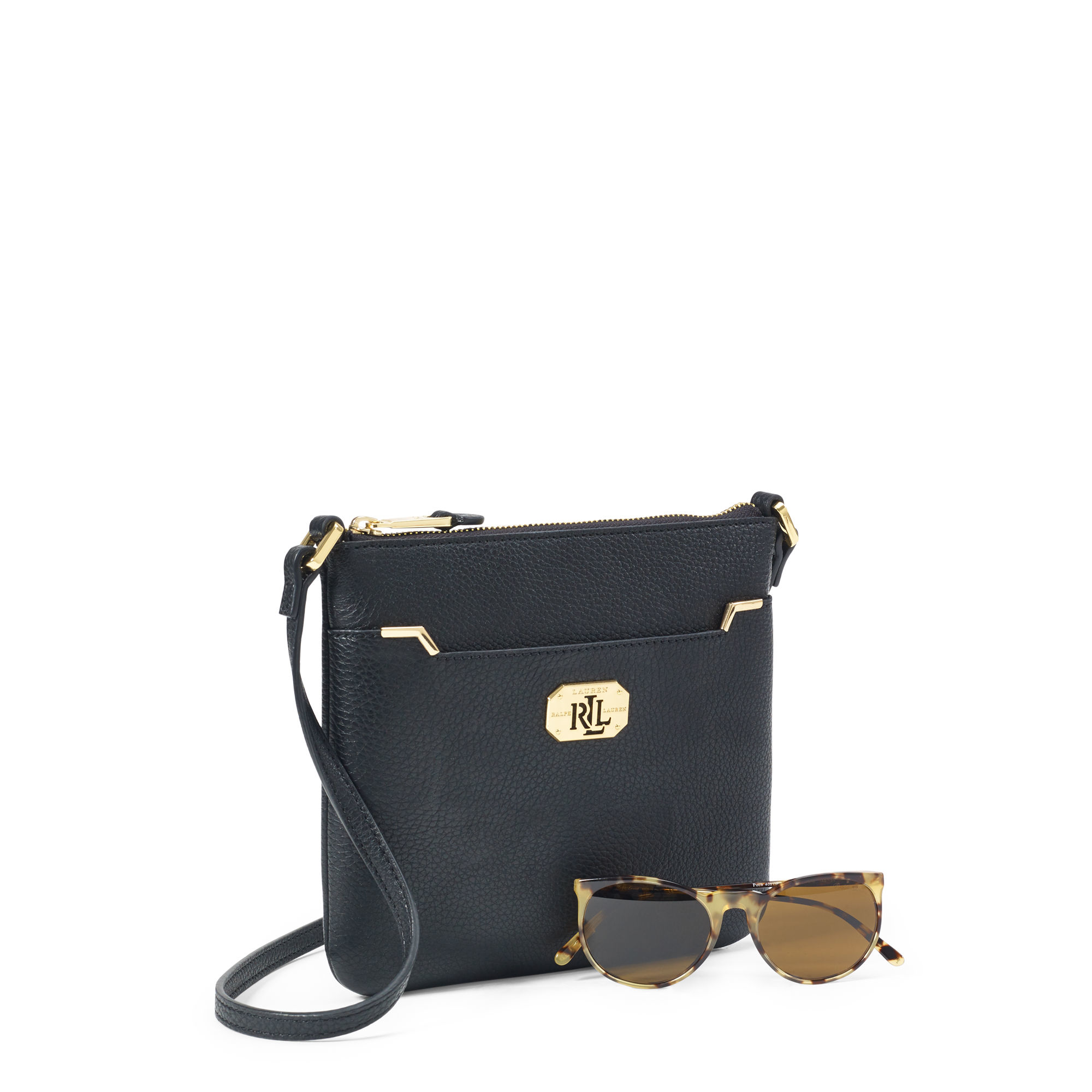 Ralph Lauren Acadia Crossbody Bag in Black Lyst