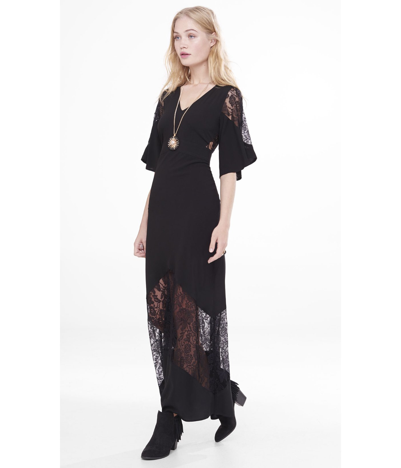 express black lace dress
