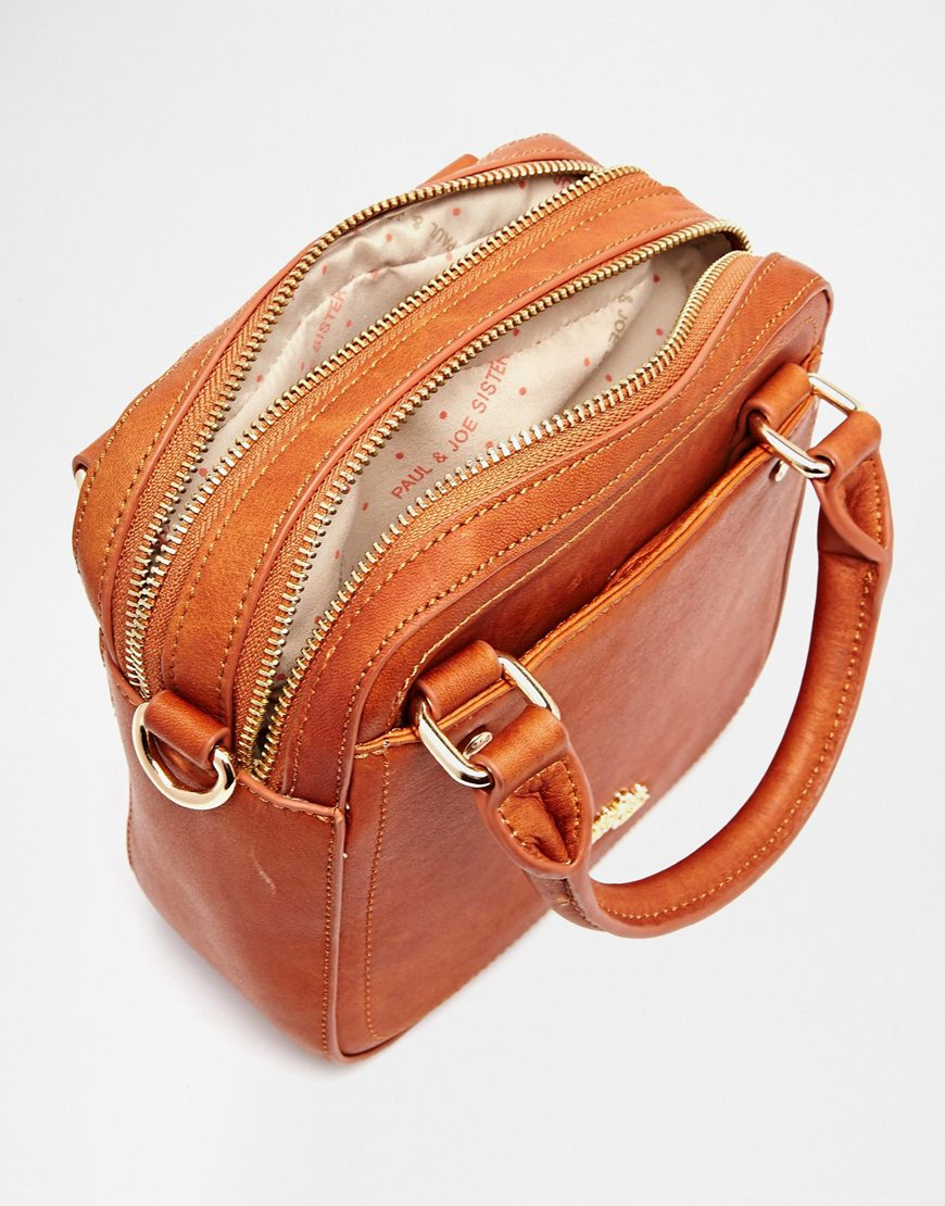 Lyst Paul Joe Retro Grab Bag With Optional Shoulder Strap In Brown Gallery