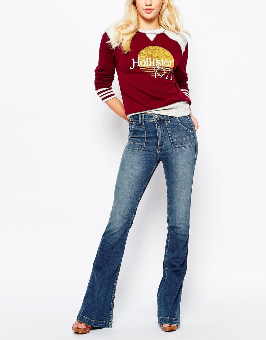 hollister flare pants