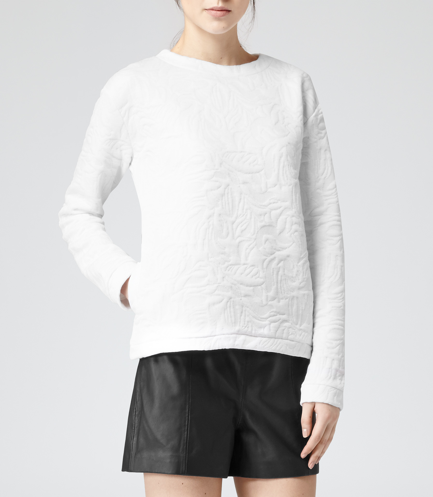 reiss bridgette sweatshirt
