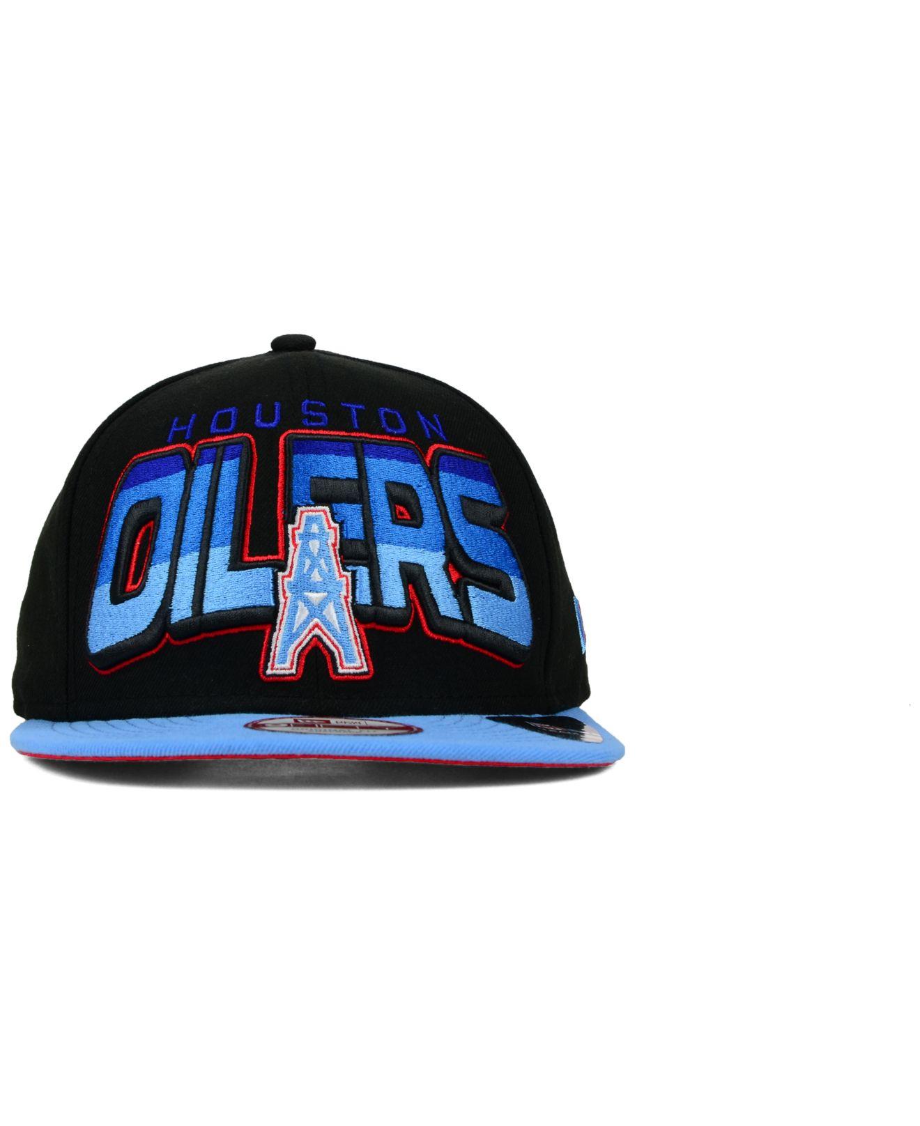 KTZ Houston Oilers All Colors 9fifty Snapback Cap in Blue for Men