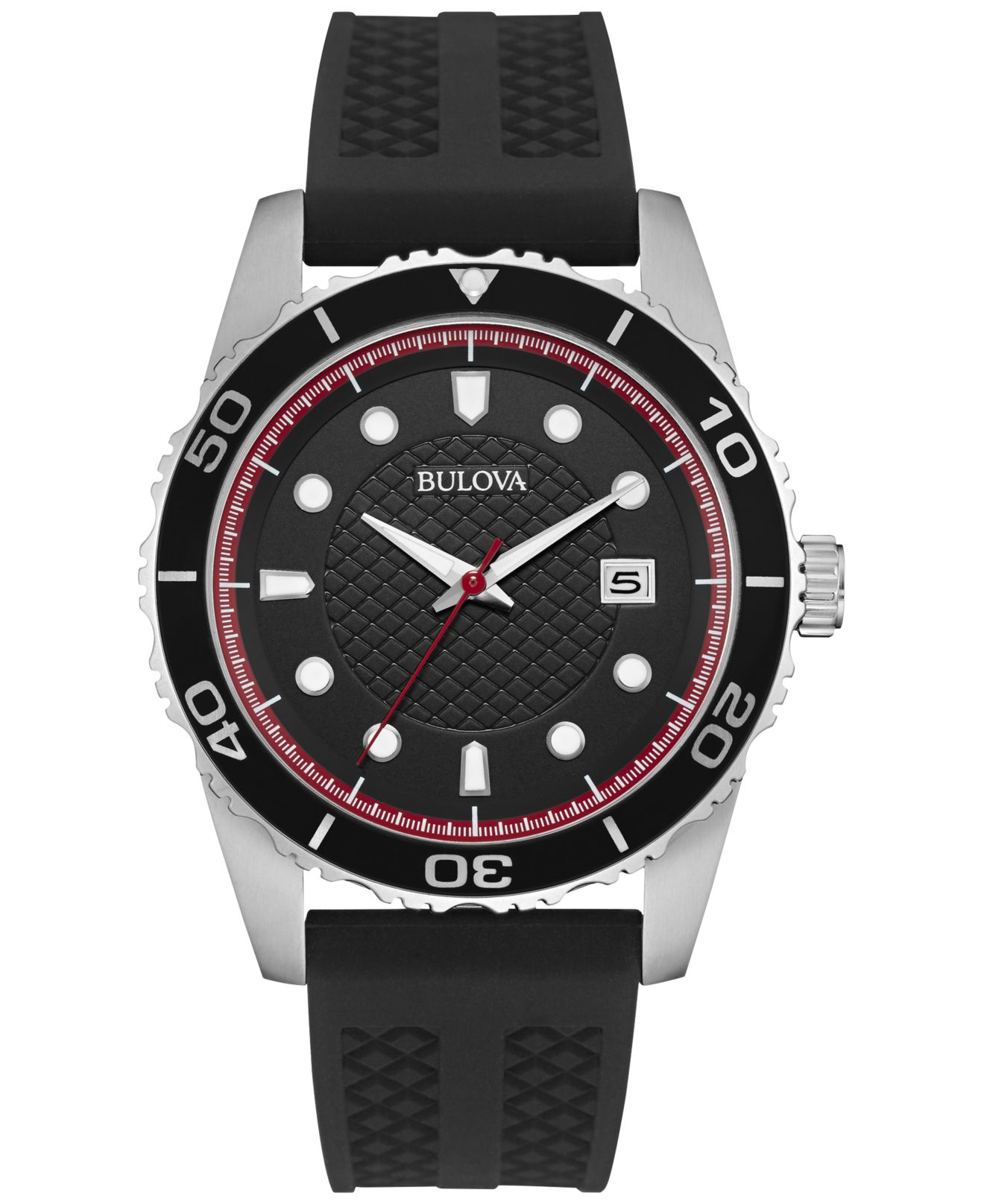 bulova silicone strap