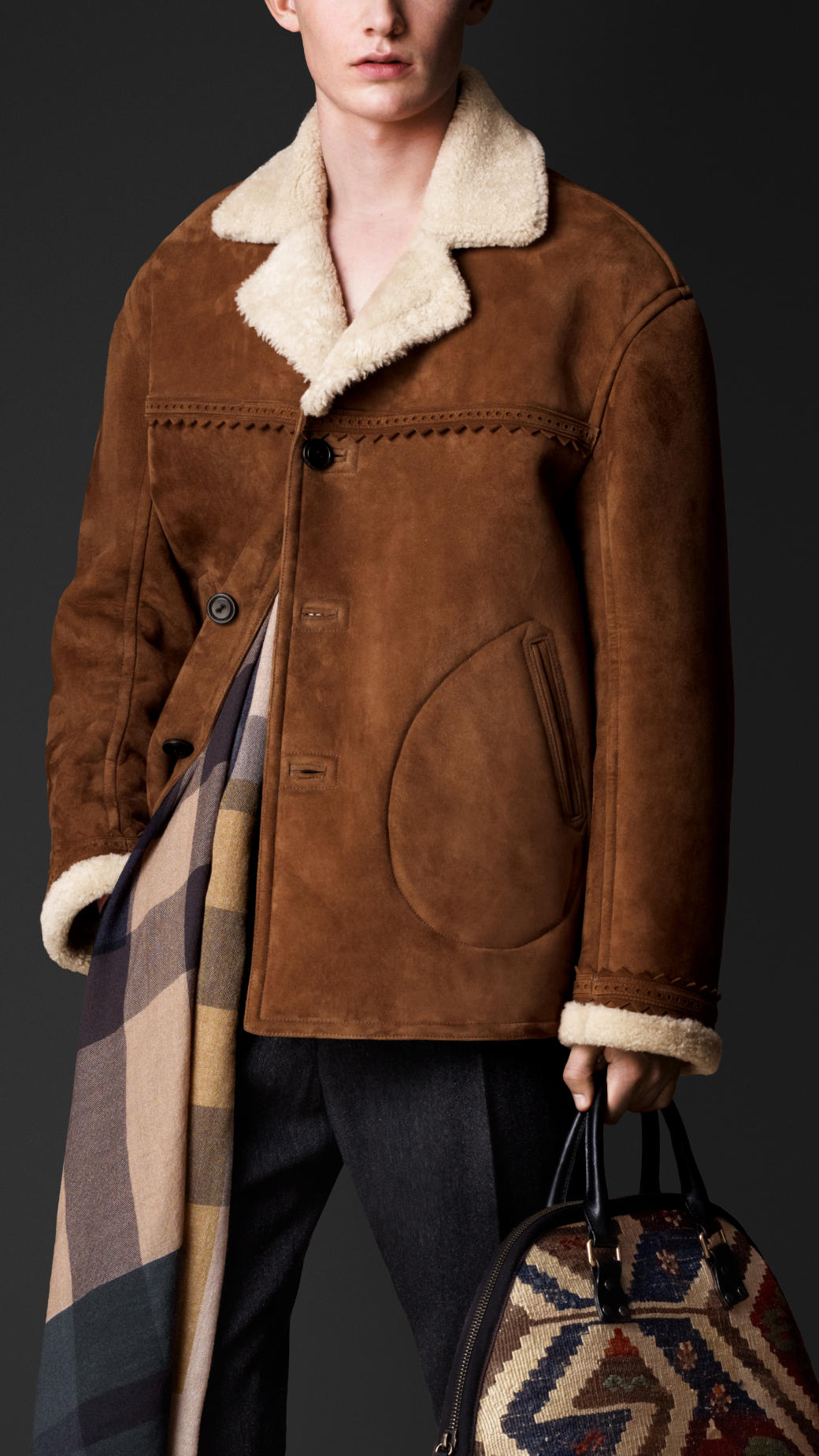 burberry sheepskin