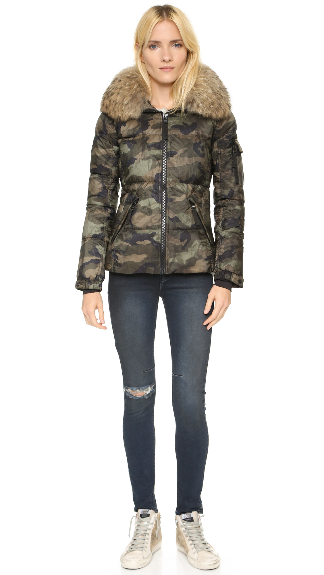 Sam camo freestyle sale down jacket