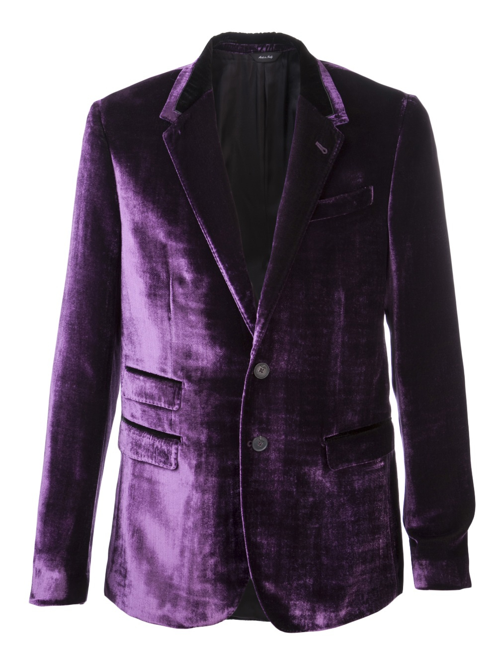 Paul Smith Gents Tailored Fit Velvet Blazer in Pink & Purple (Purple ...