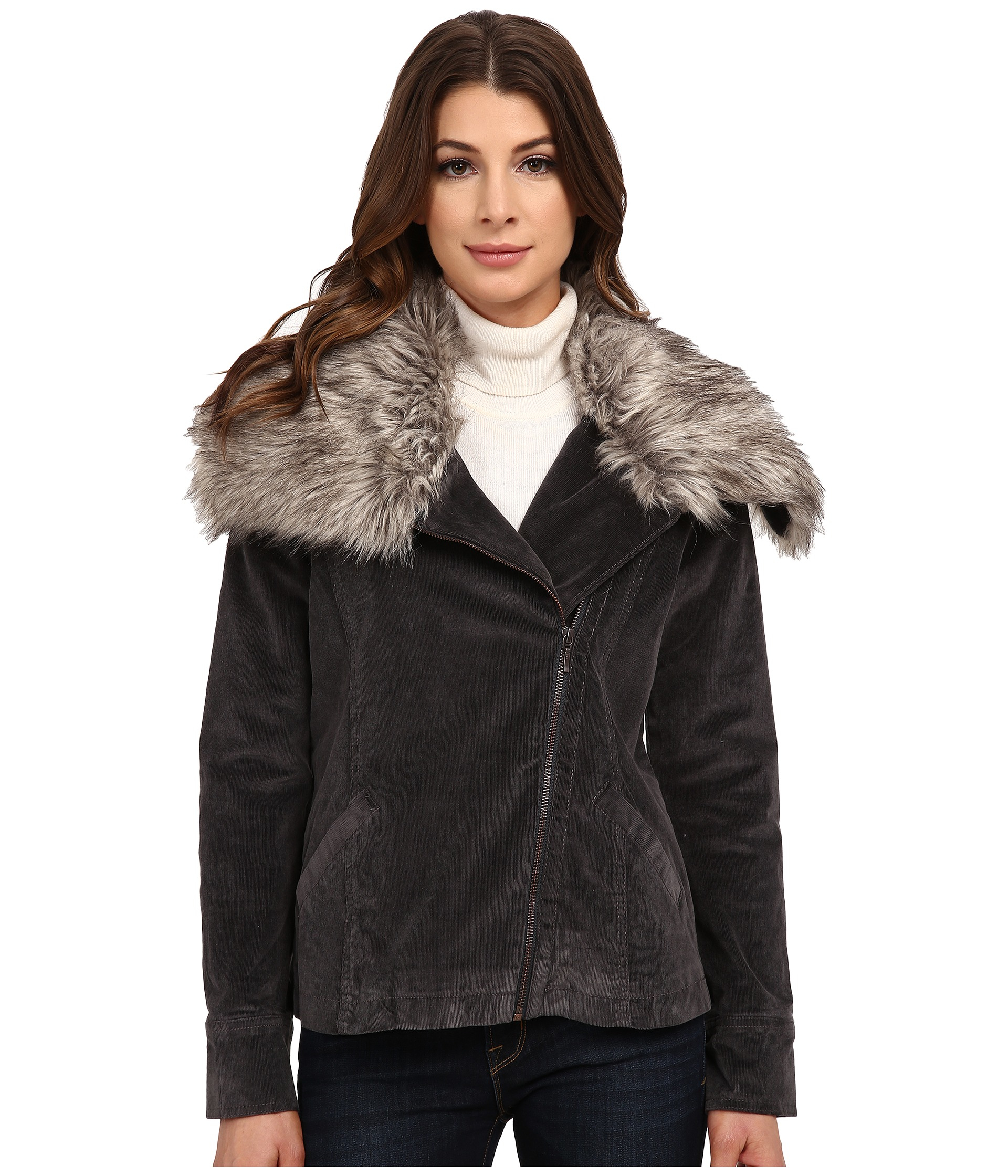 Christopher Blue Claudine Jacket in Gray Lyst