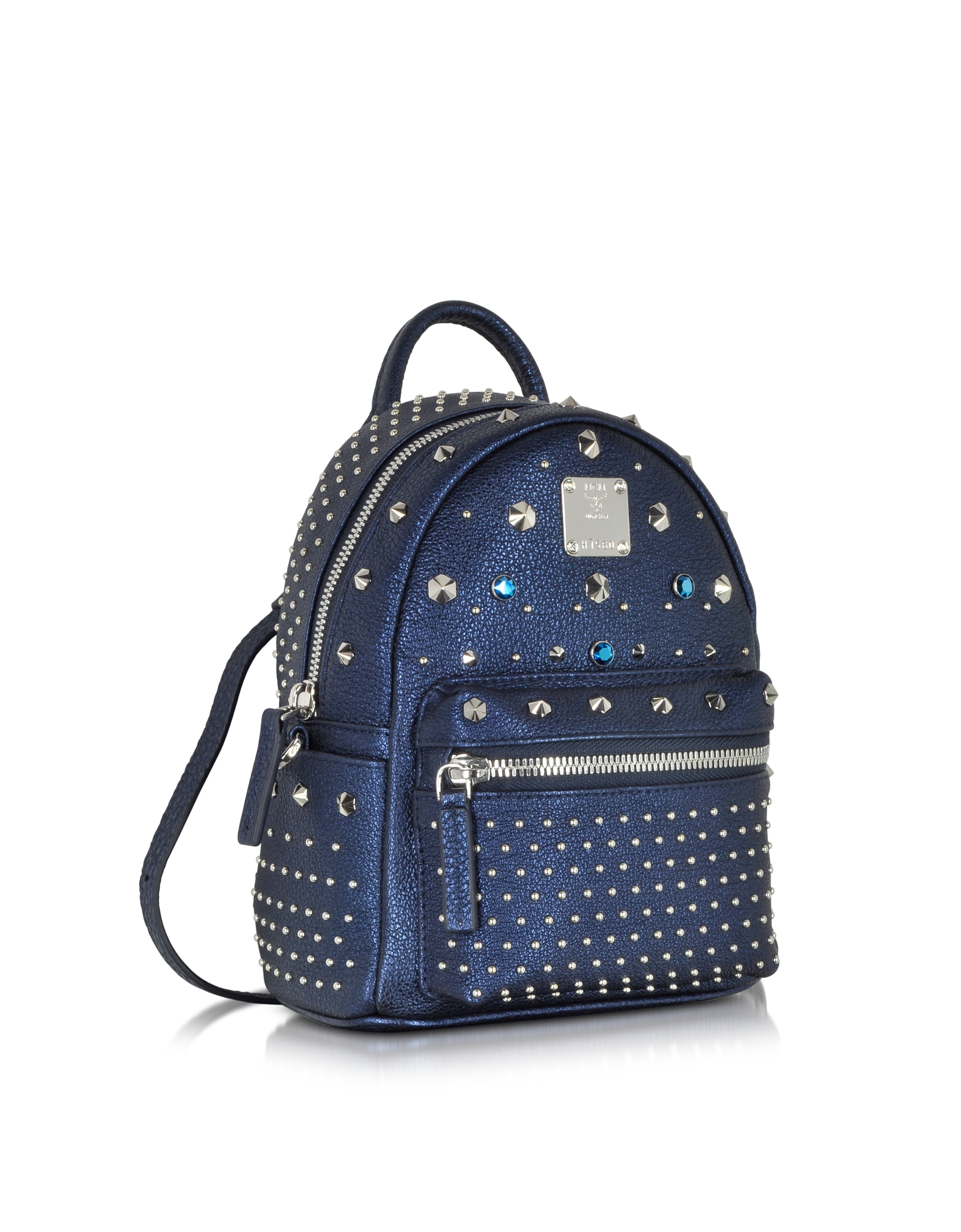navy mini backpack