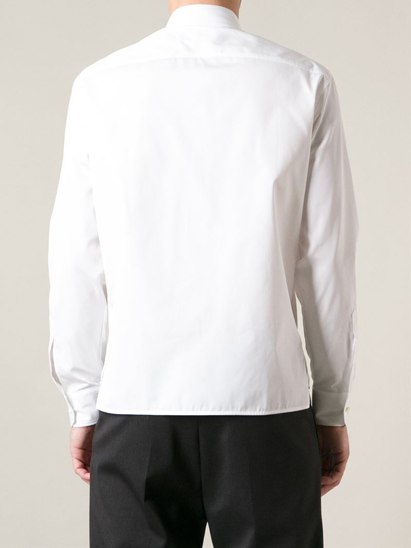 DSquared² Pocket Detail Shirt in White for Men - Lyst