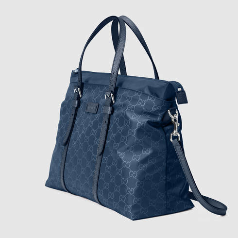 New Gucci Vintage Nylon Monogram Tote Bag