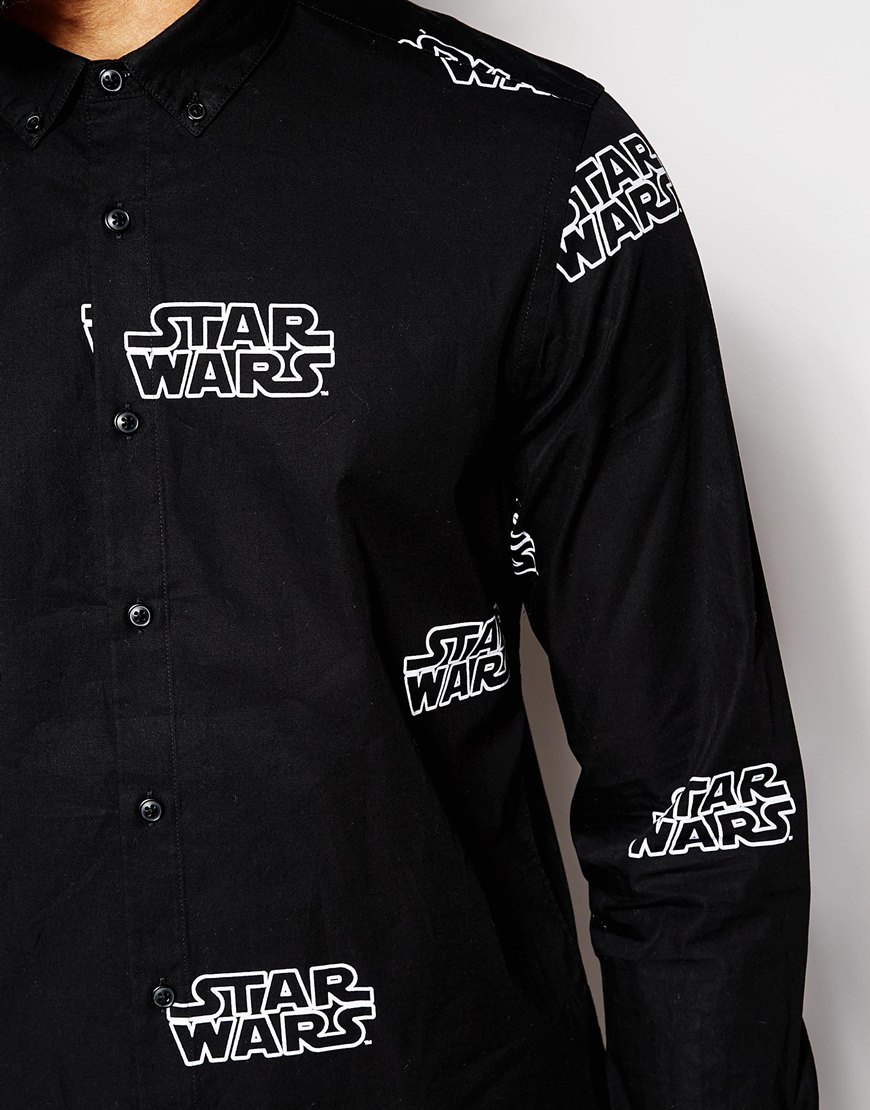 Star Wars Shirt Long in for Men | Lyst