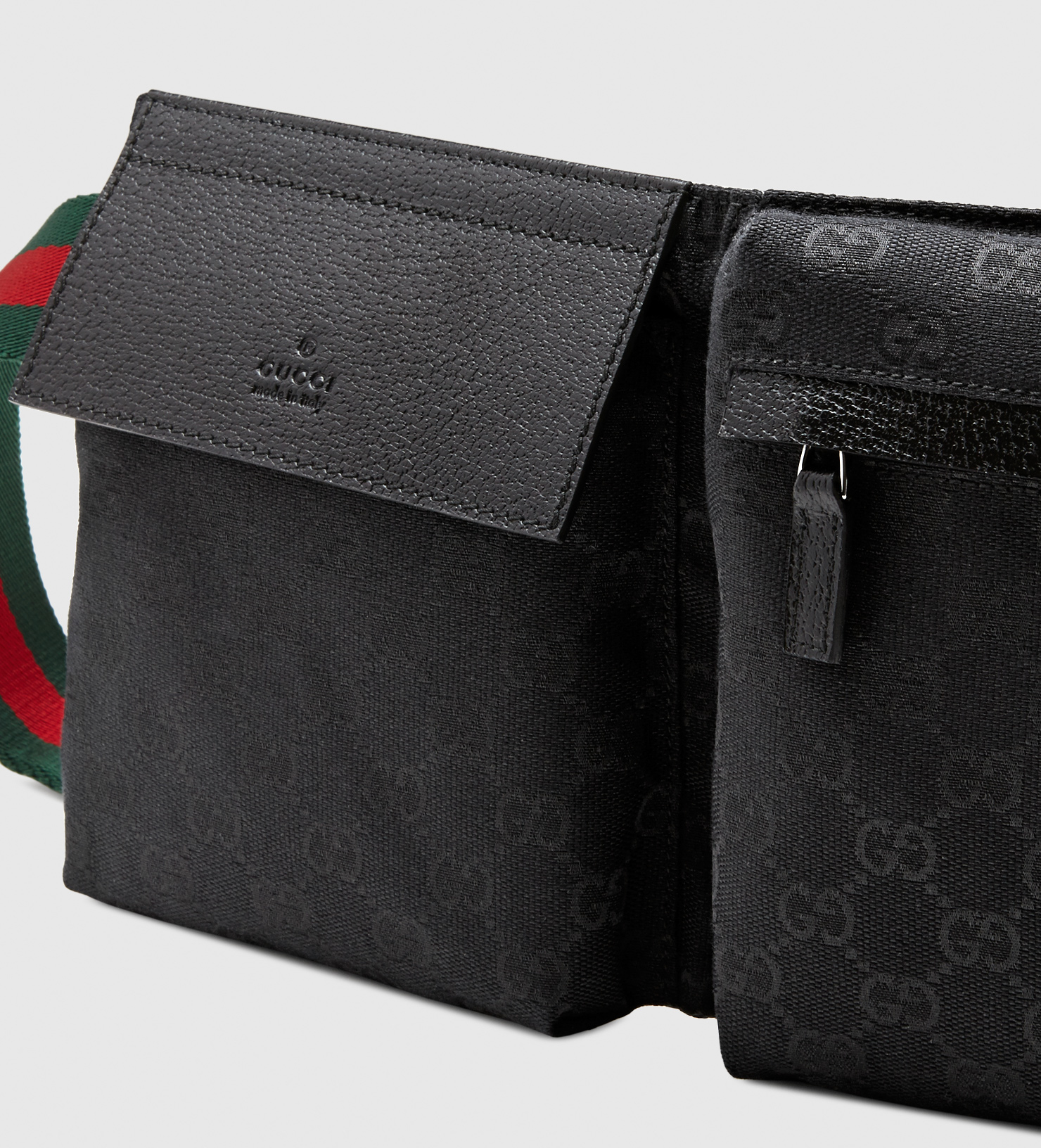 belt bag gucci black