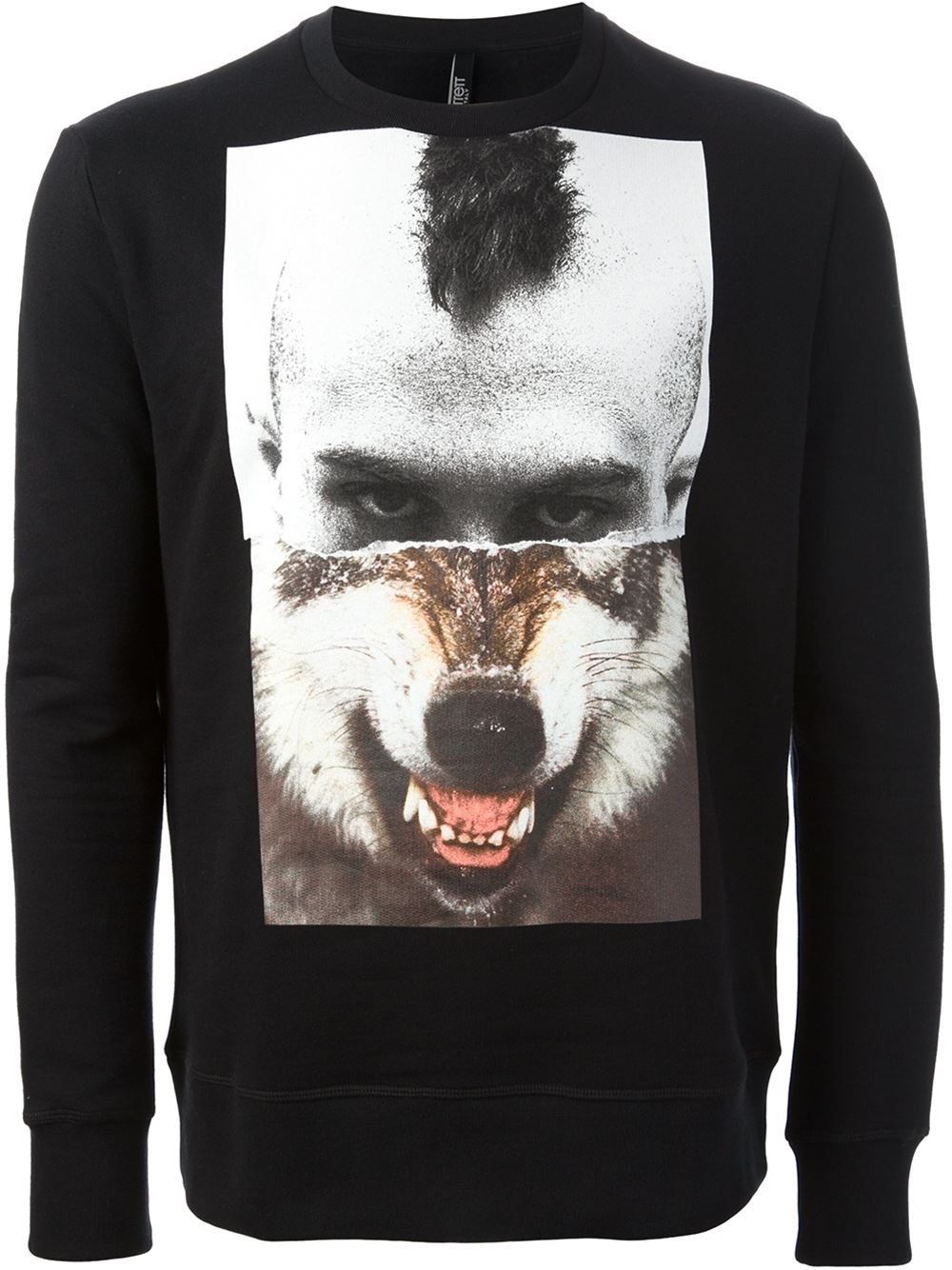 wolf crewneck