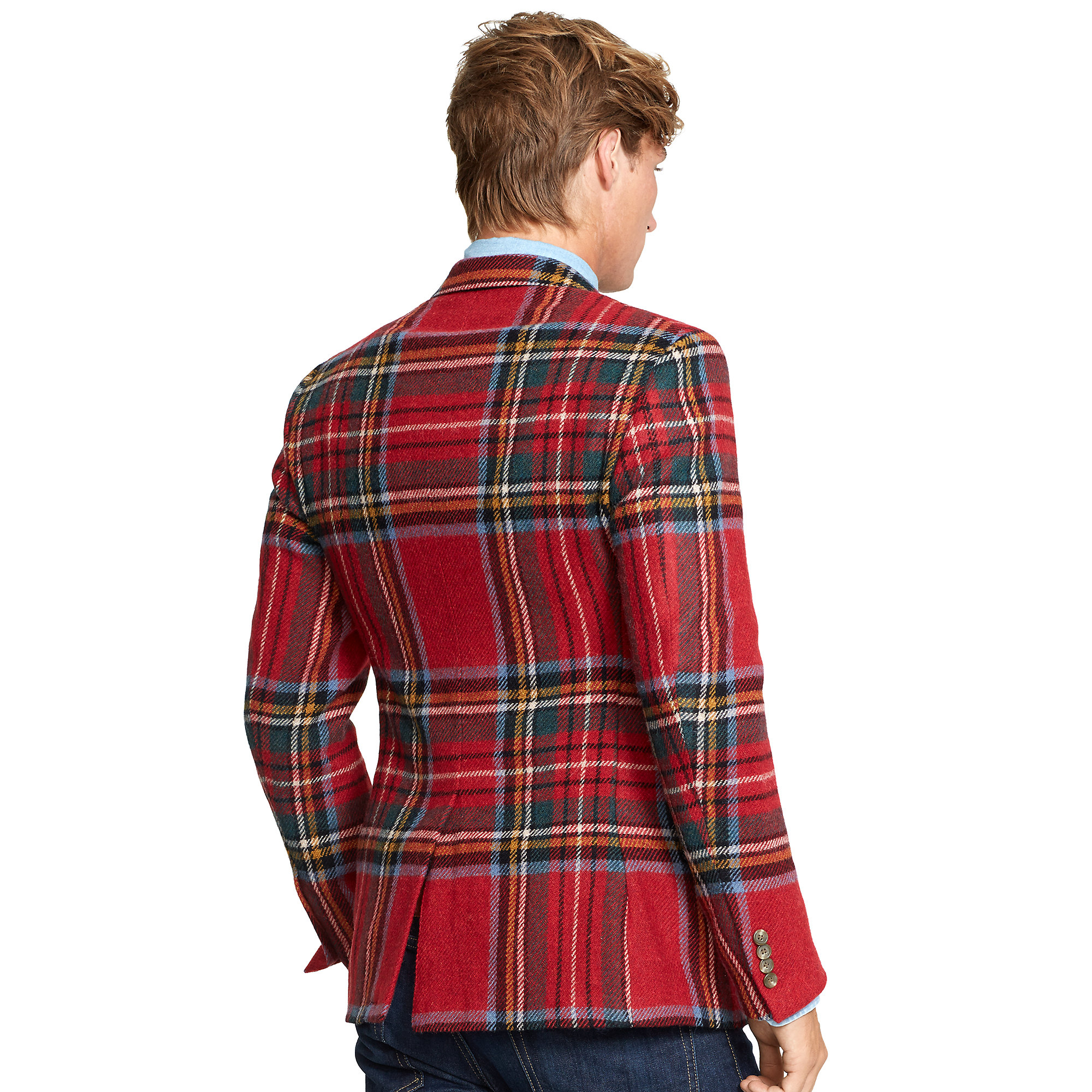 Polo Ralph Lauren Polo Plaid Sport Coat in Red for Men | Lyst