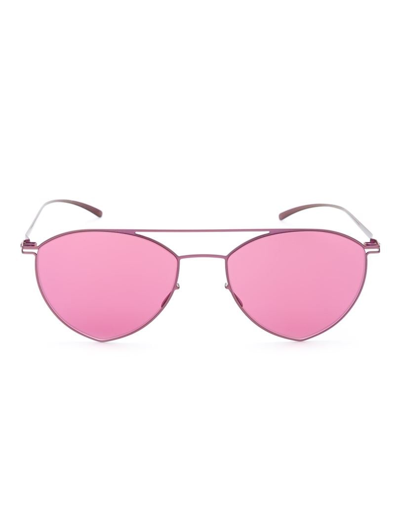 Mykita Maison Martin Margiela X 'Mmesse010' Sunglasses in Pink - Lyst