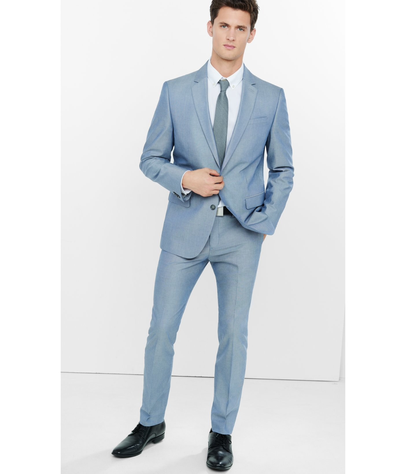 express mens white blazer