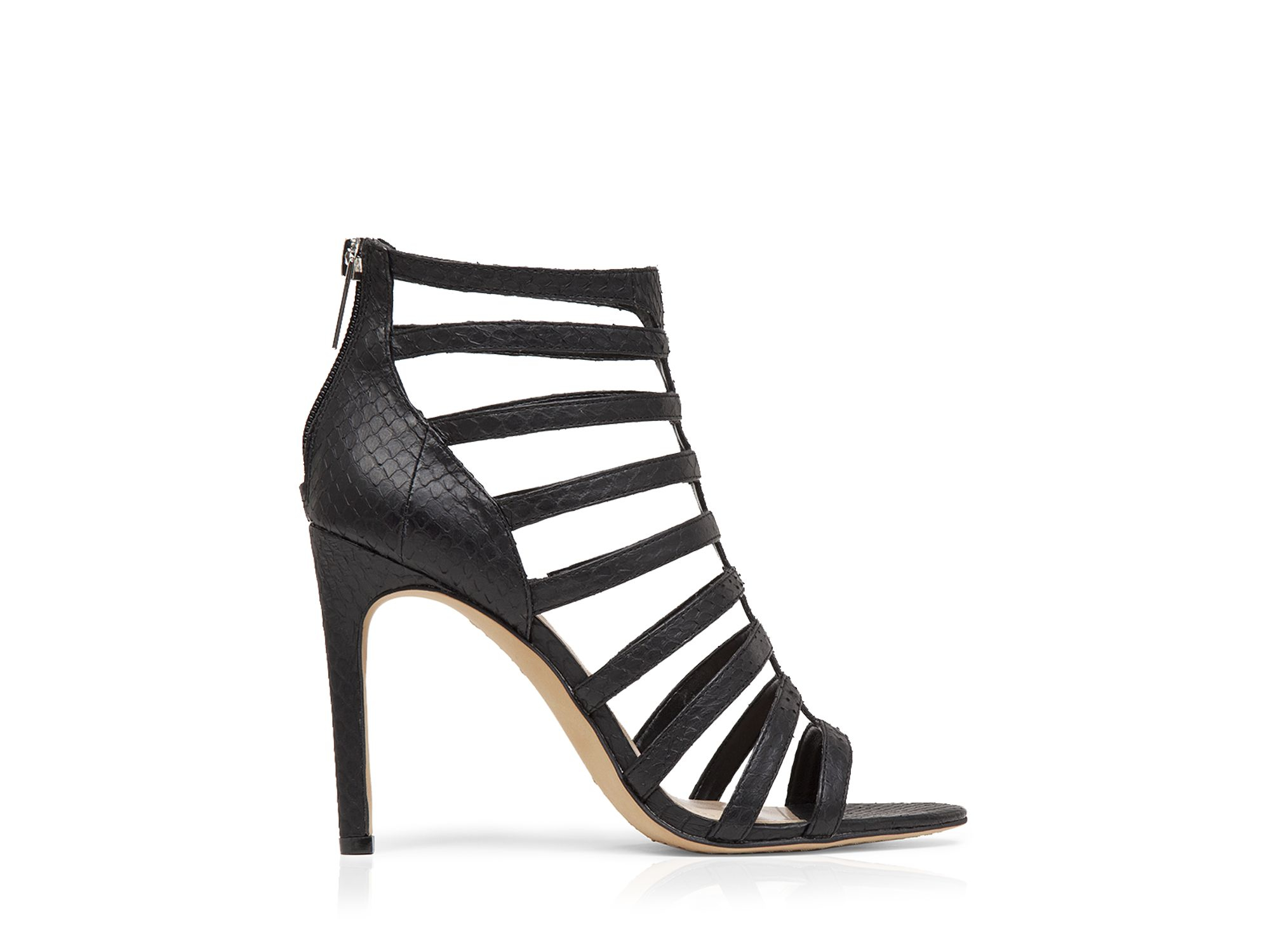 caged gladiator sandals