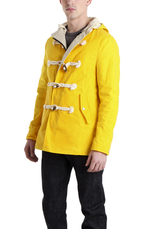 Rag &amp bone Northside Duffle Coat in Yellow for Men | Lyst