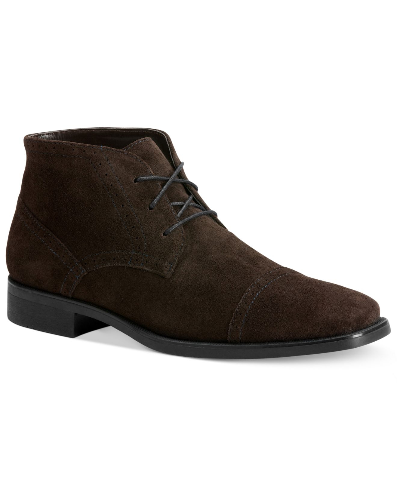 Calvin Klein Earnest Boots in Cognac/Beige (Brown) for Men