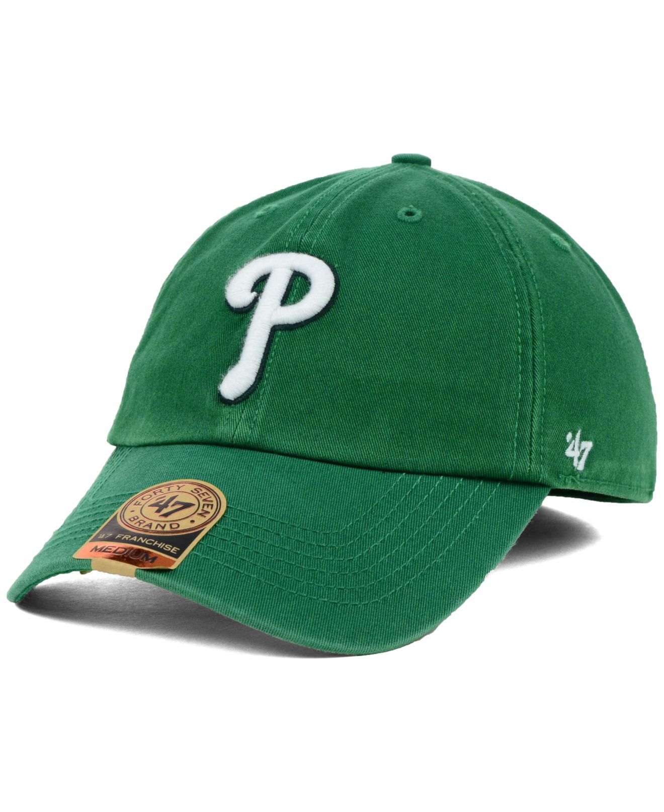 47 Brand Philadelphia Phillies Mlb Kelly 47 Franchise Cap in Green for Men