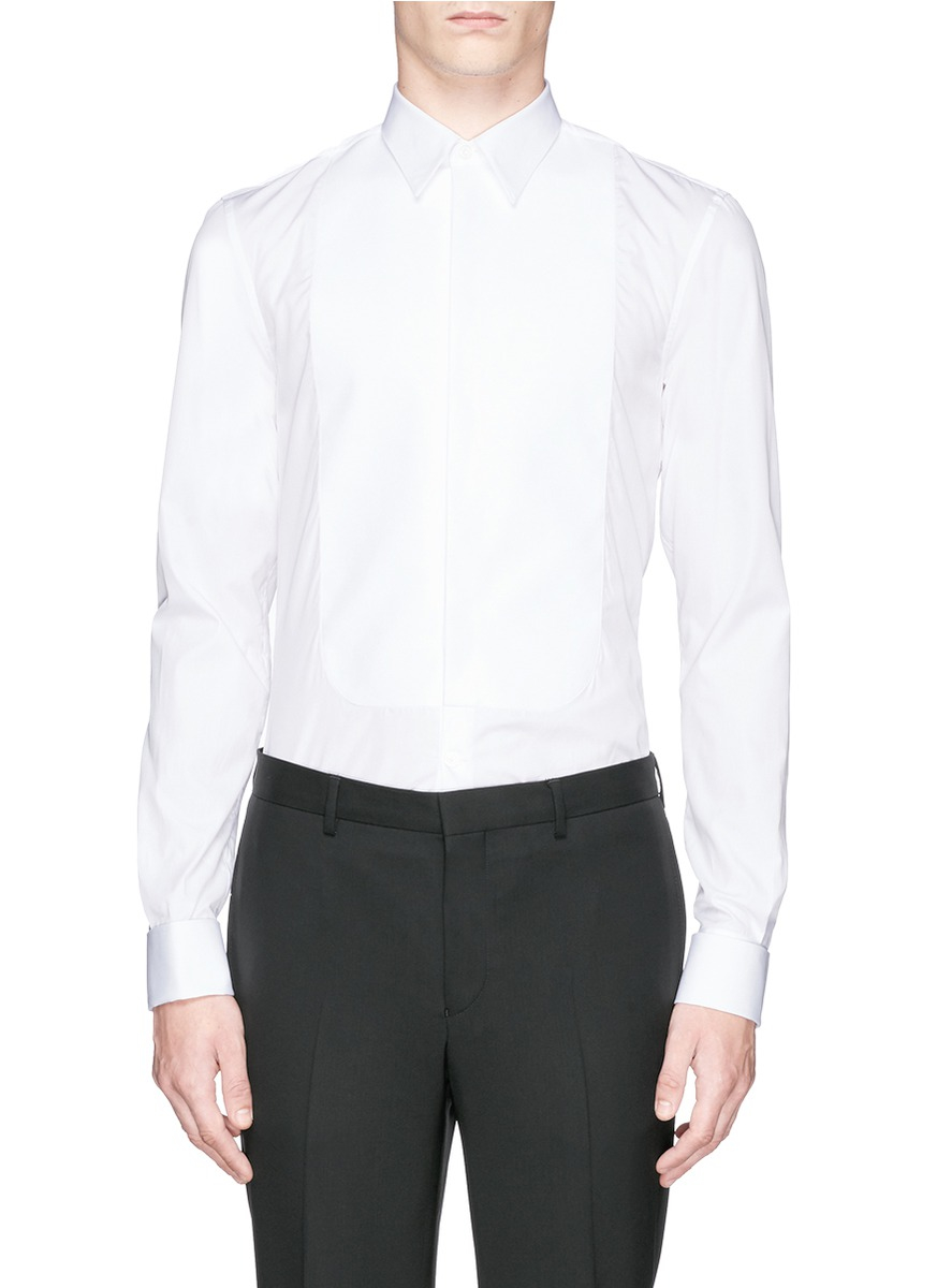 tuxedo bib shirt