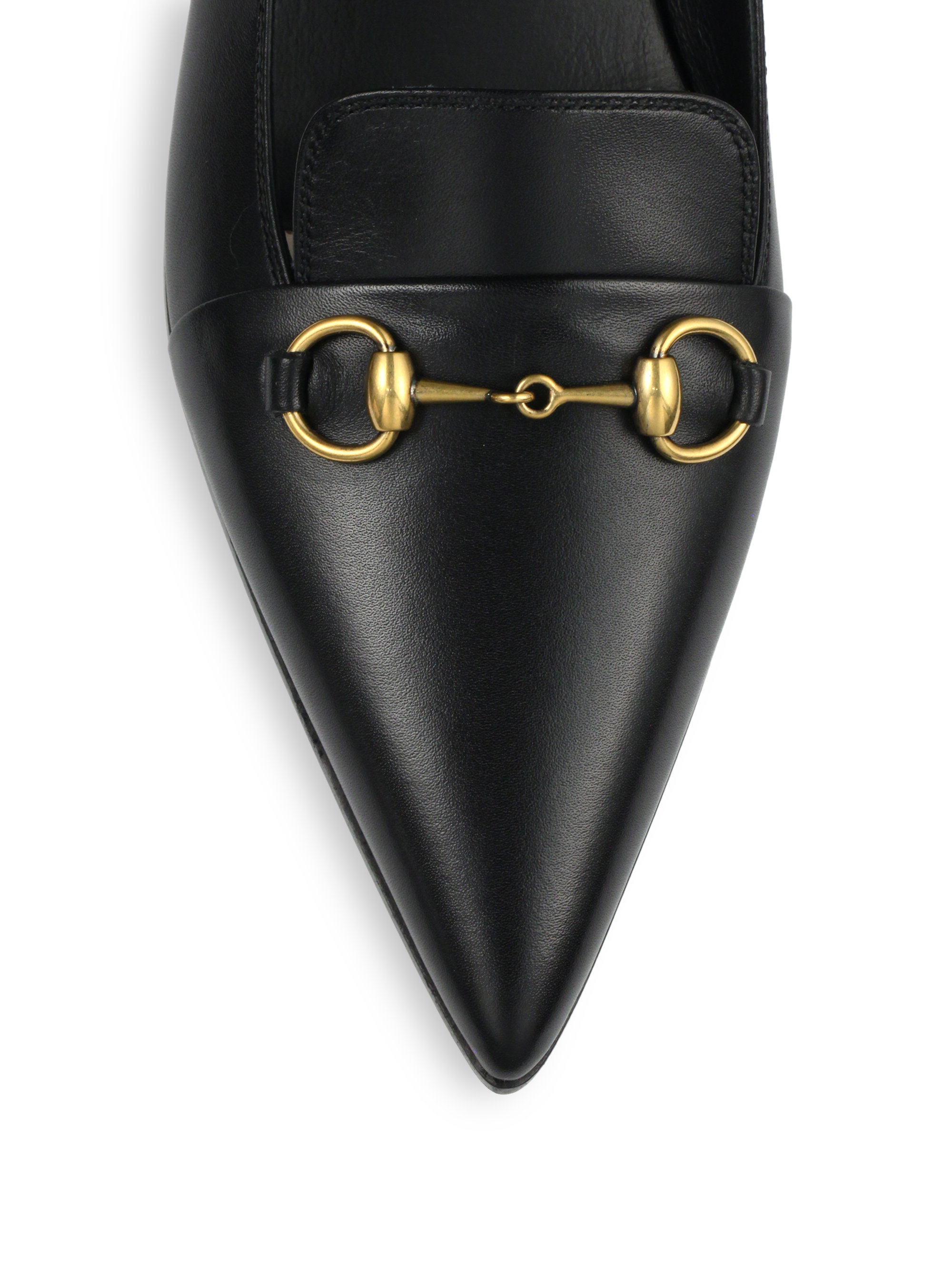 gucci pointed toe flats
